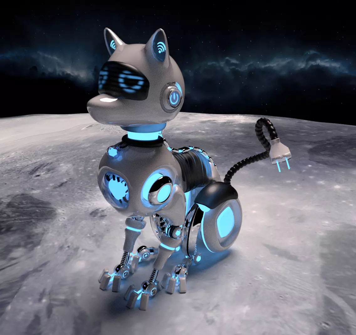 Cat Robot 3D model