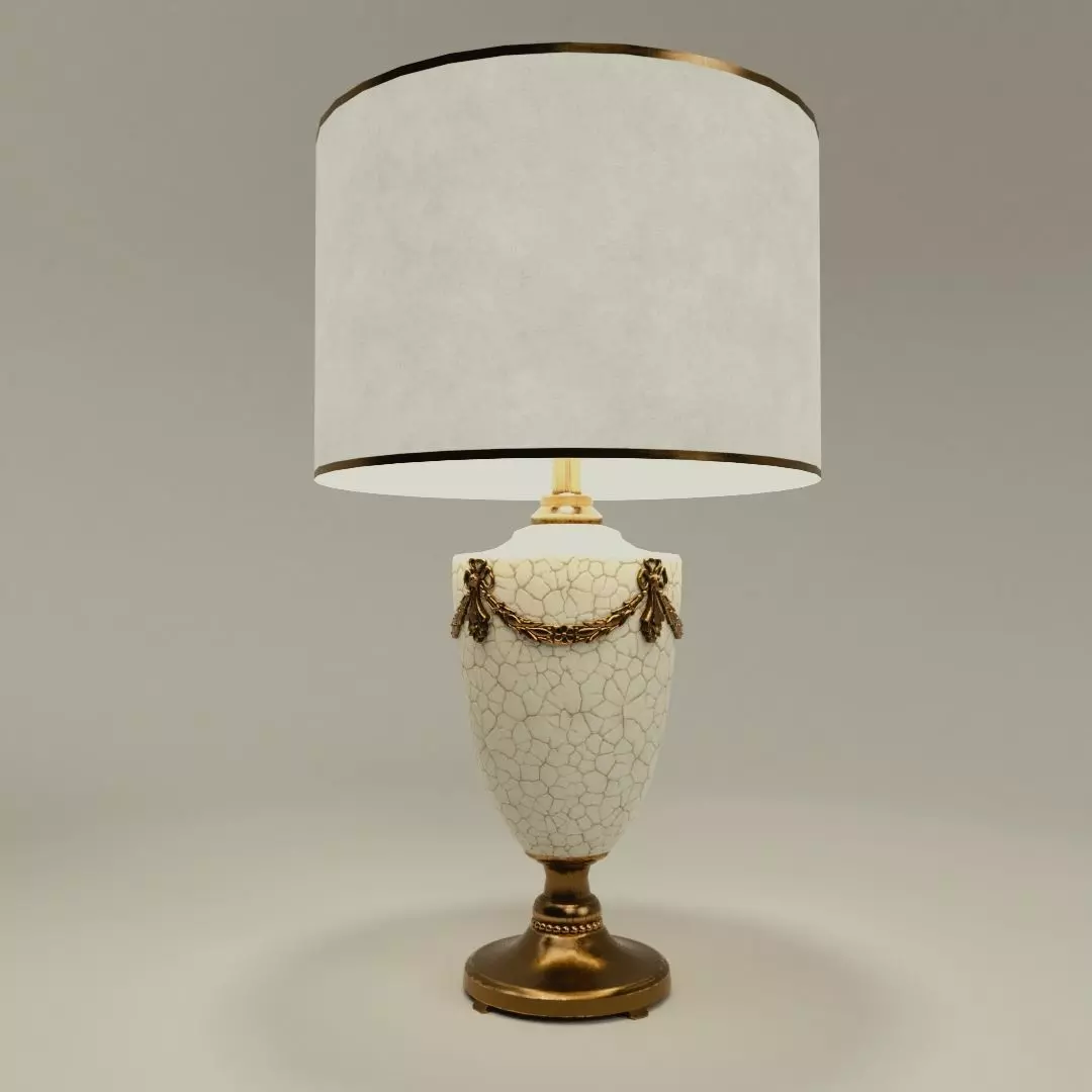 Luxury Table Lamp 3D Model 3D model