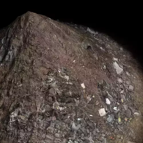 Debris Realistic - Low Poly - Game ready pile of dirt