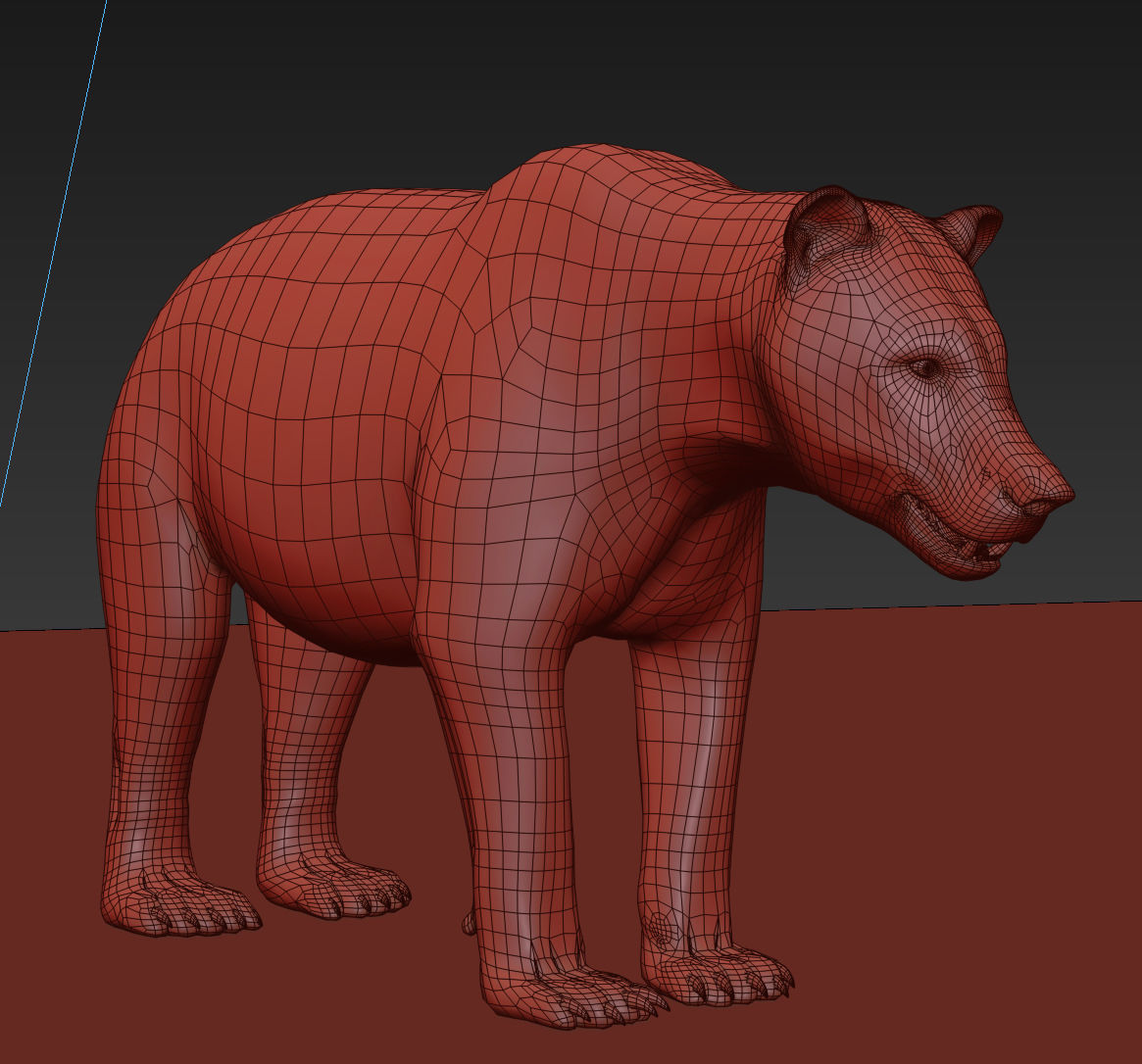 Best Bear - 3D animated Brown Bear 3D model_8