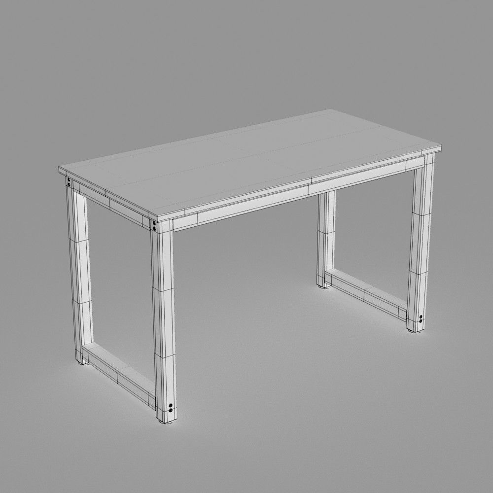 Computer Desk 3D model_2