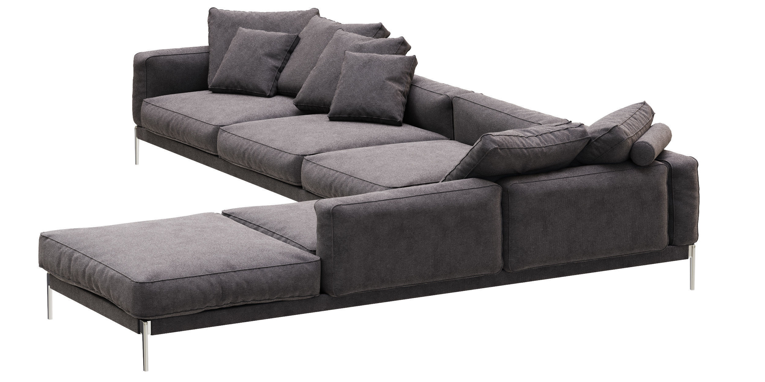 Flexform Romeo sofa 3D model_5