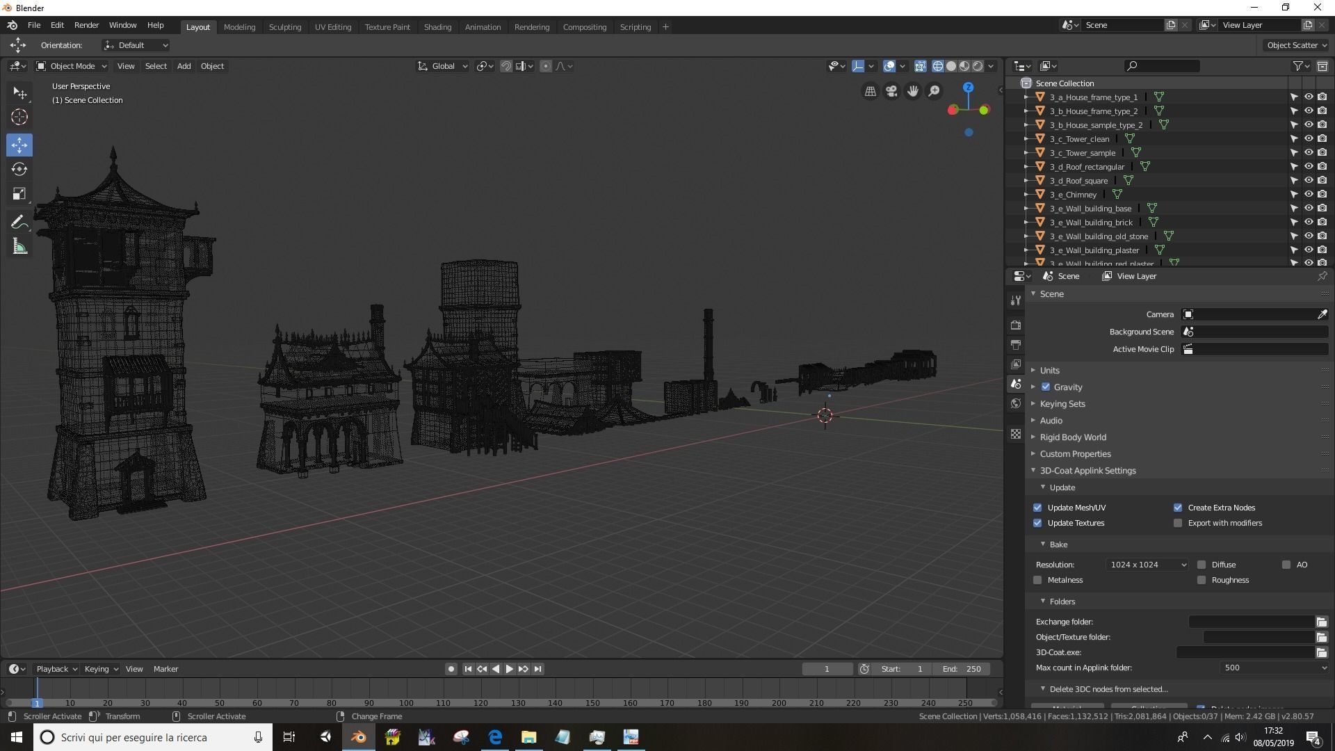 Medieval and Fantasy Set 3D model_22
