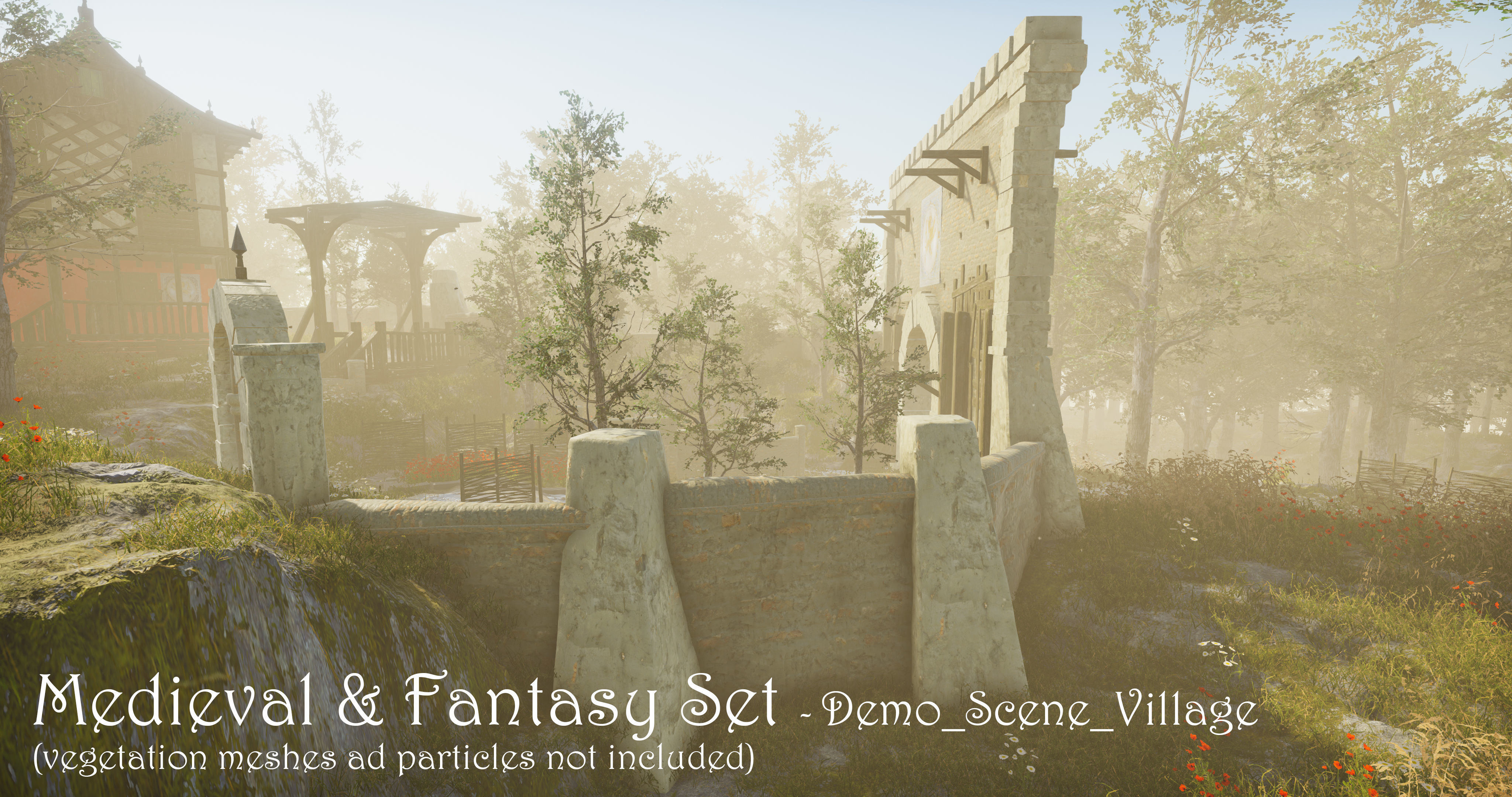 Medieval and Fantasy Set 3D model_3