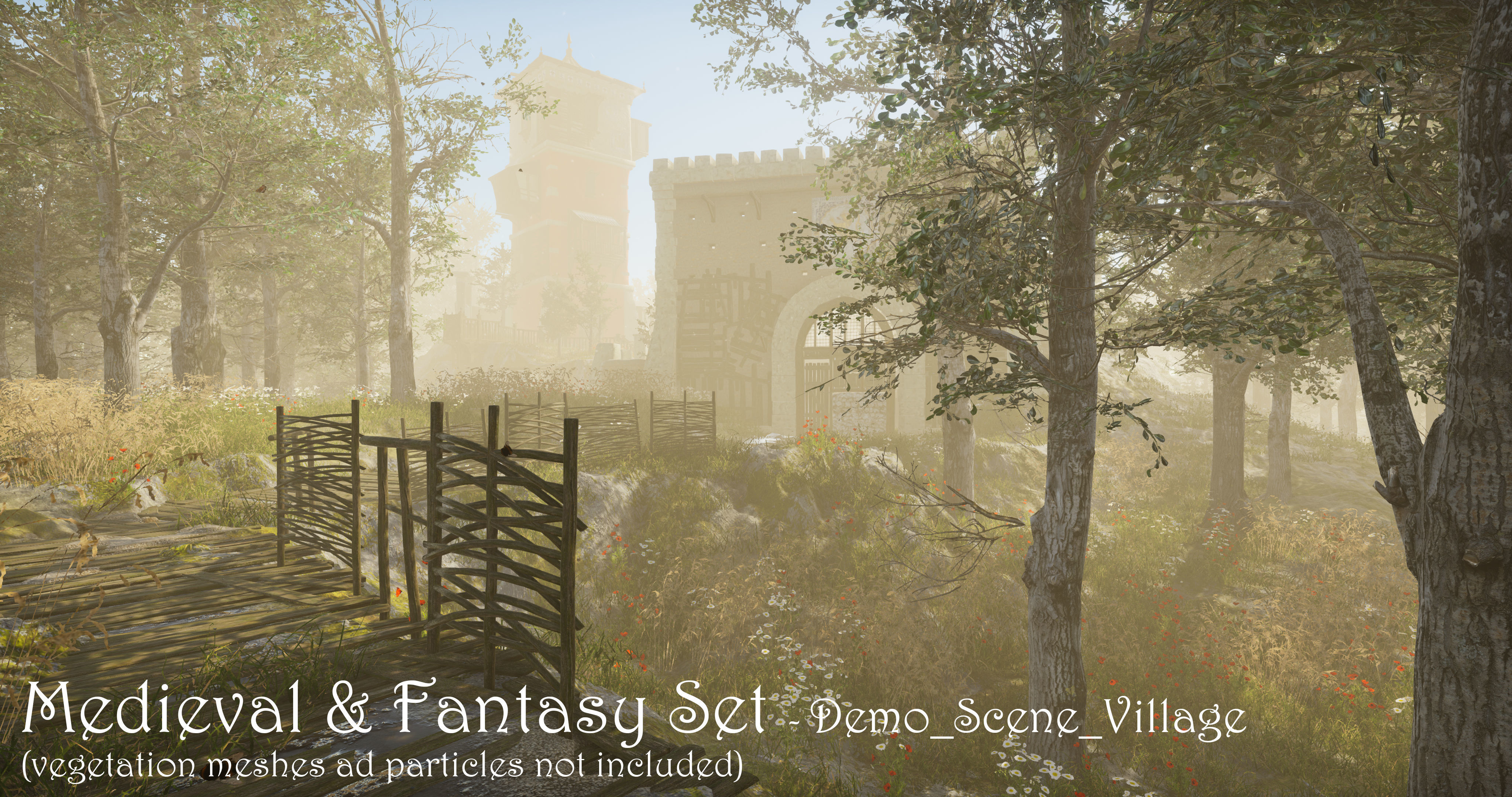 Medieval and Fantasy Set 3D model_7