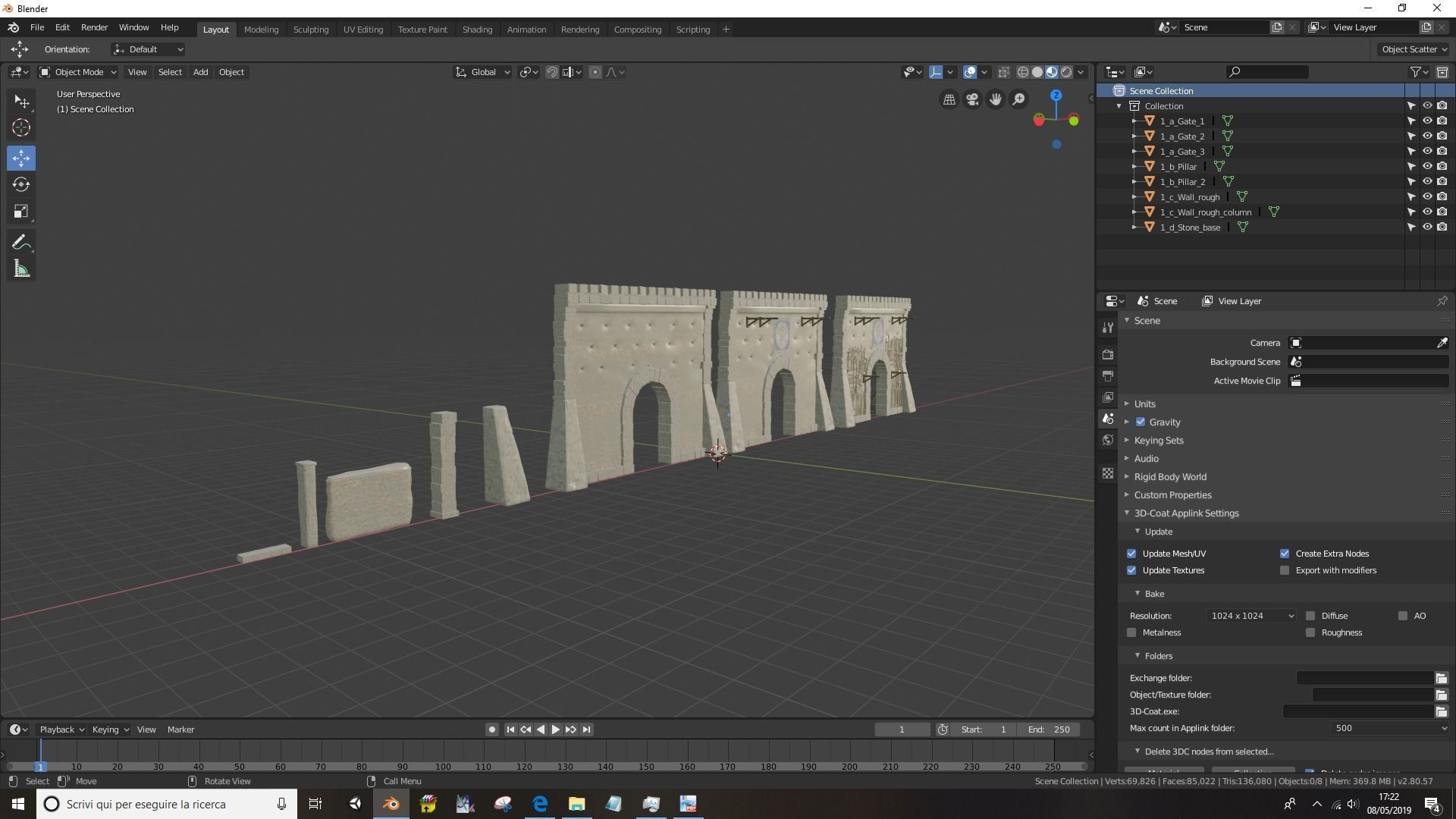 Medieval and Fantasy Set 3D model_17