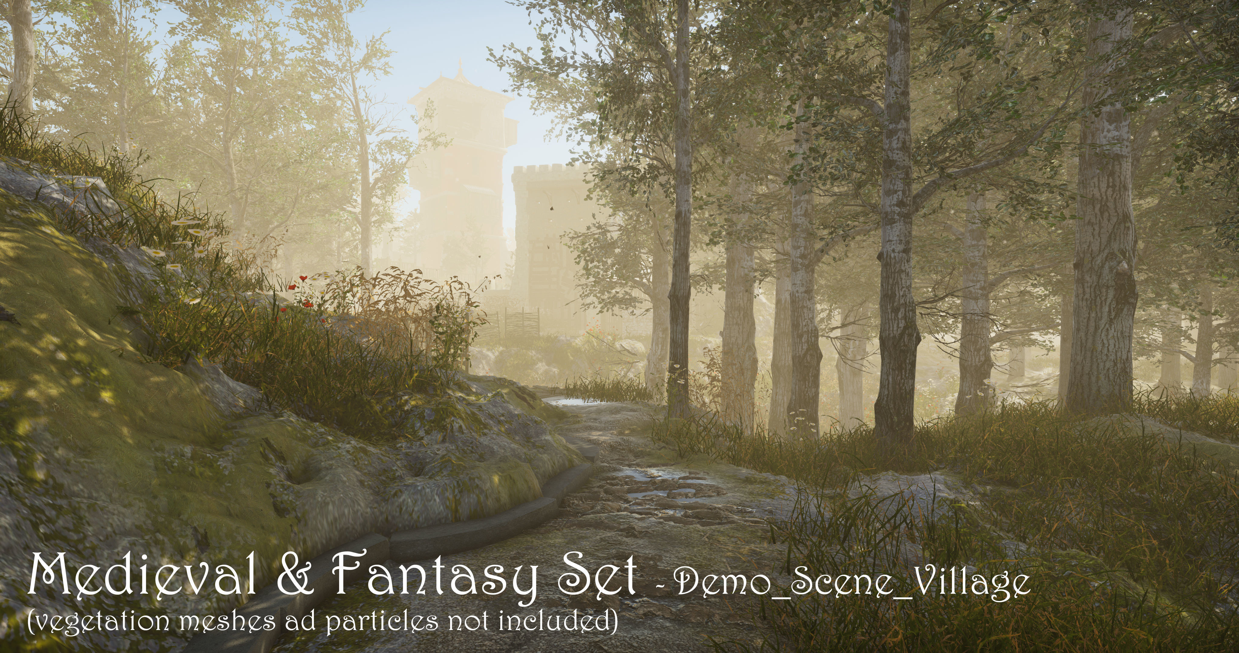 Medieval and Fantasy Set 3D model_6