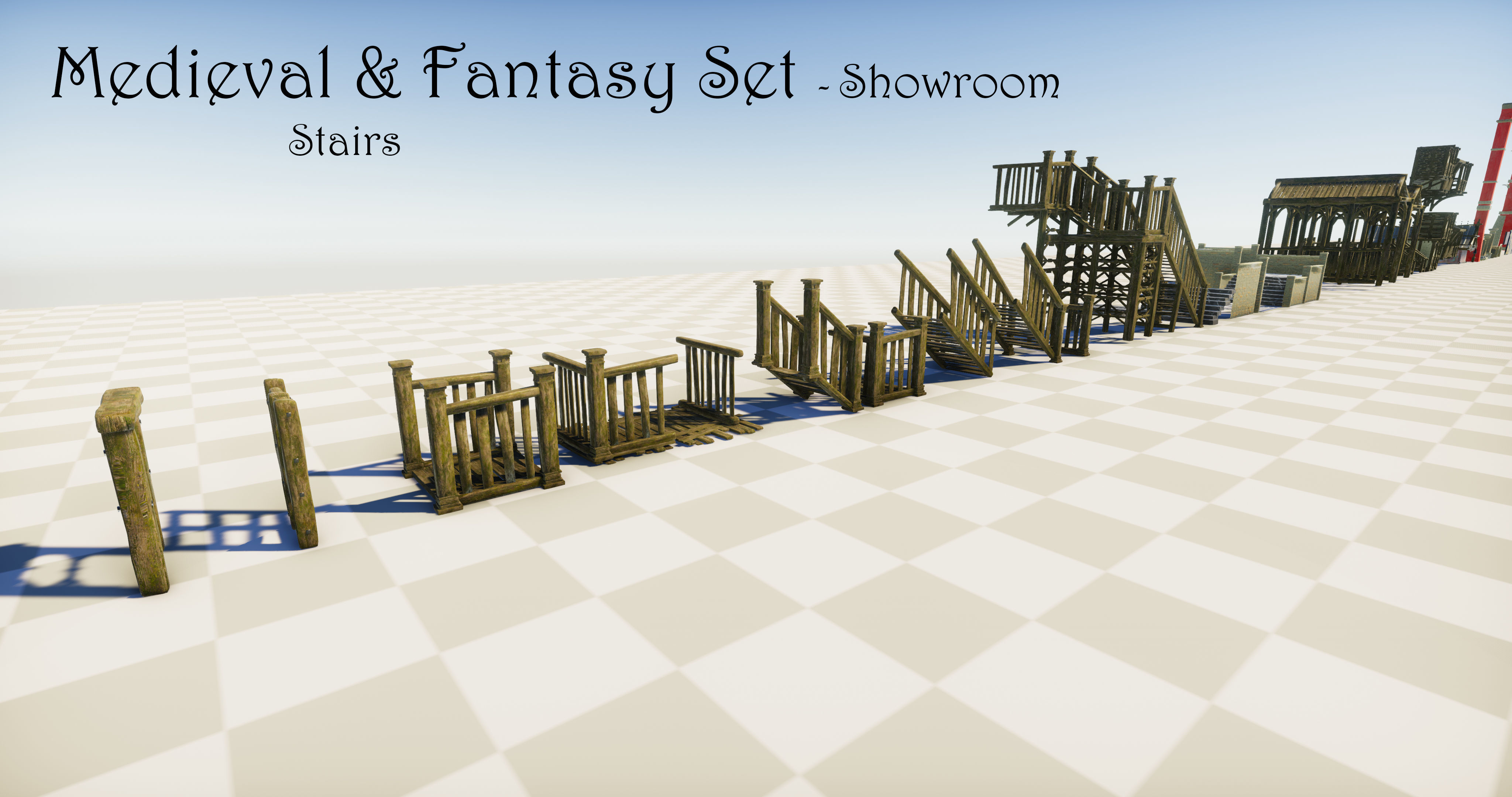 Medieval and Fantasy Set 3D model_15