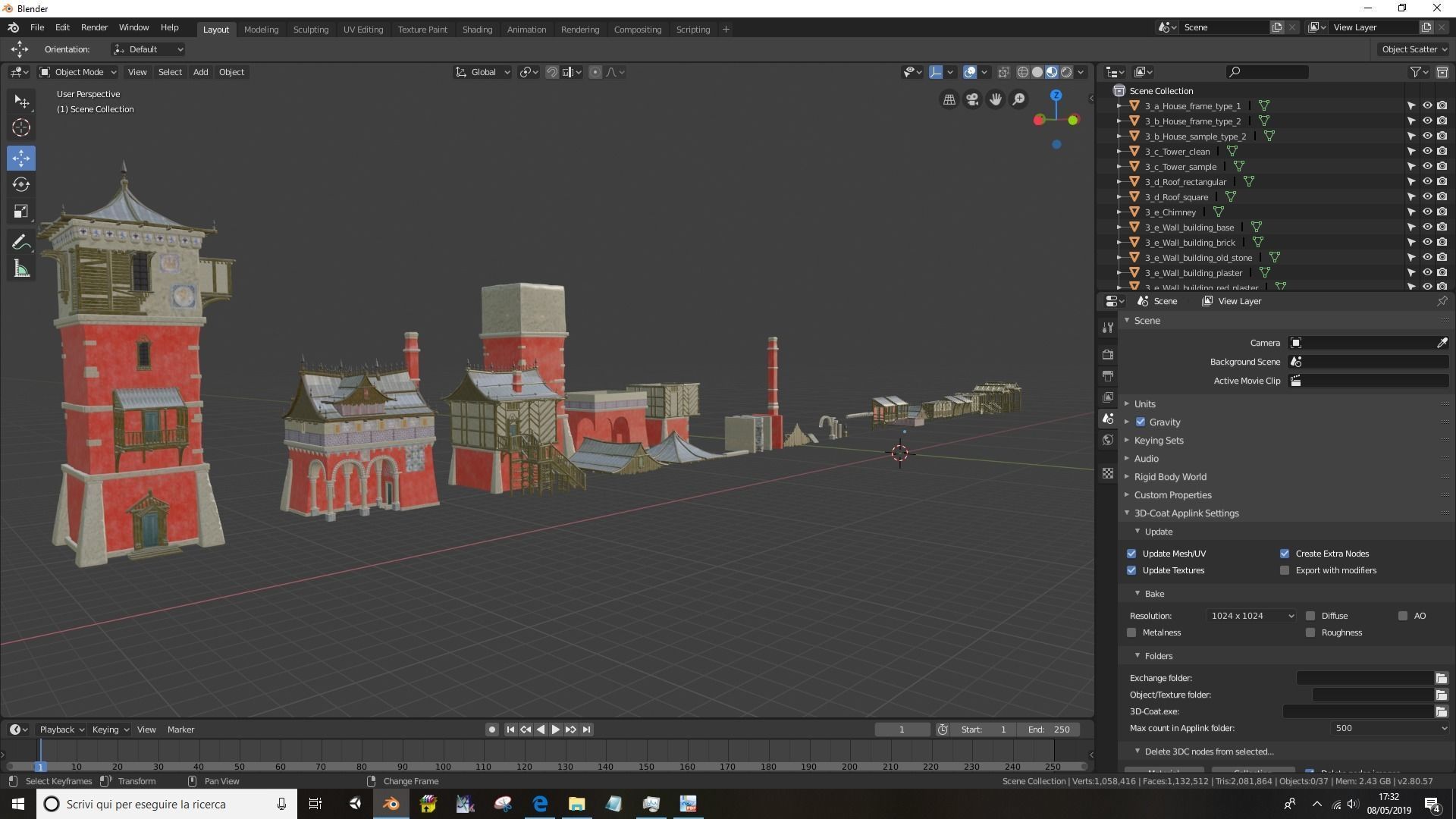 Medieval and Fantasy Set 3D model_21