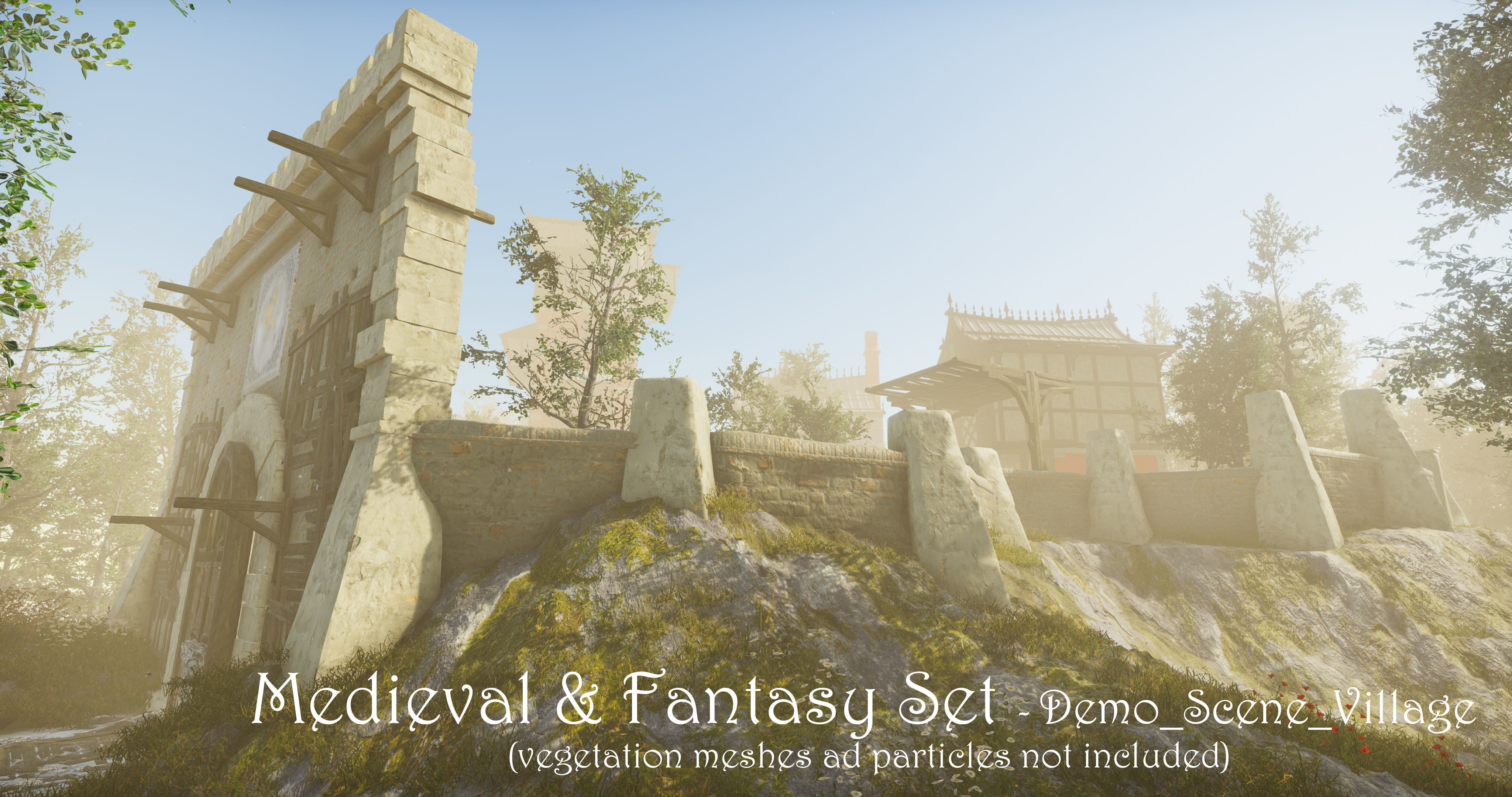 Medieval and Fantasy Set 3D model_8