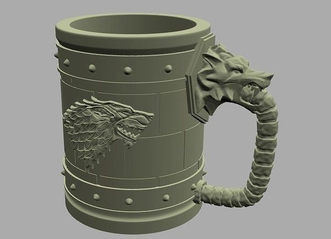 House Stark Jar 3D print model