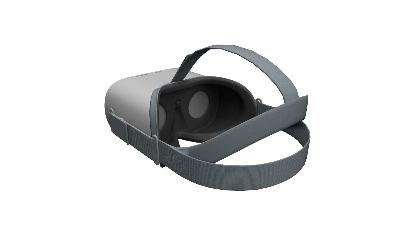 Oculus Go Headset 3D Model Low-poly 3D model_2
