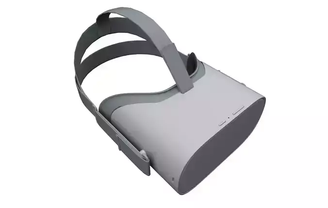Oculus Go Headset 3D Model Low-poly 3D model