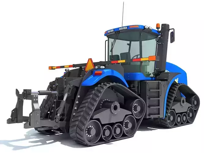 Track Tractor New Holland 3D model