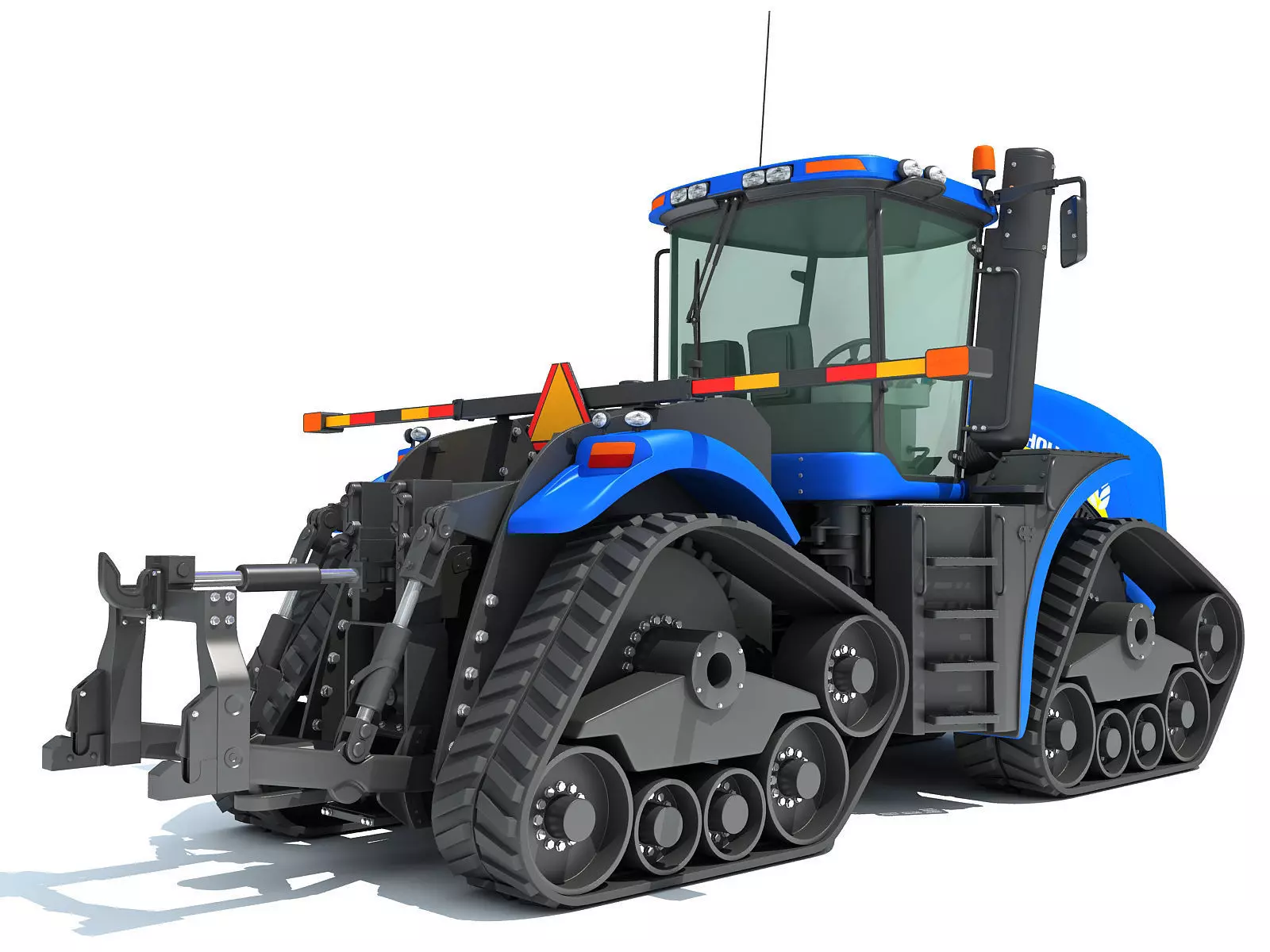 Track Tractor New Holland 3D model_0