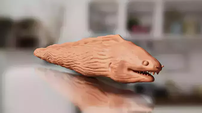 Realistic Moray Eel 3D print model