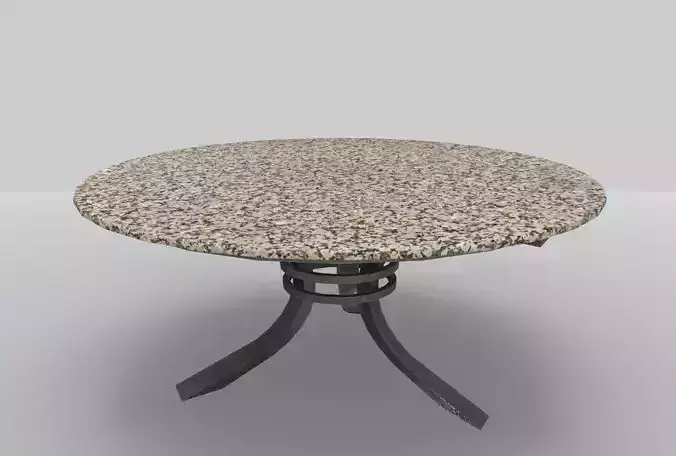 Round Marble Table 5 PBR