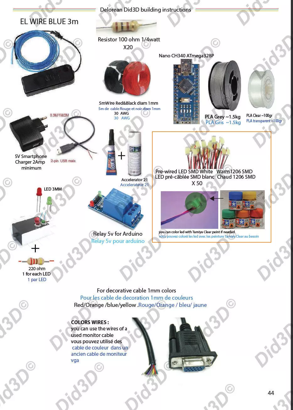 DELOREAN HQ Special 3Dprint design 1-8 Scale 530mm 3D print model_26