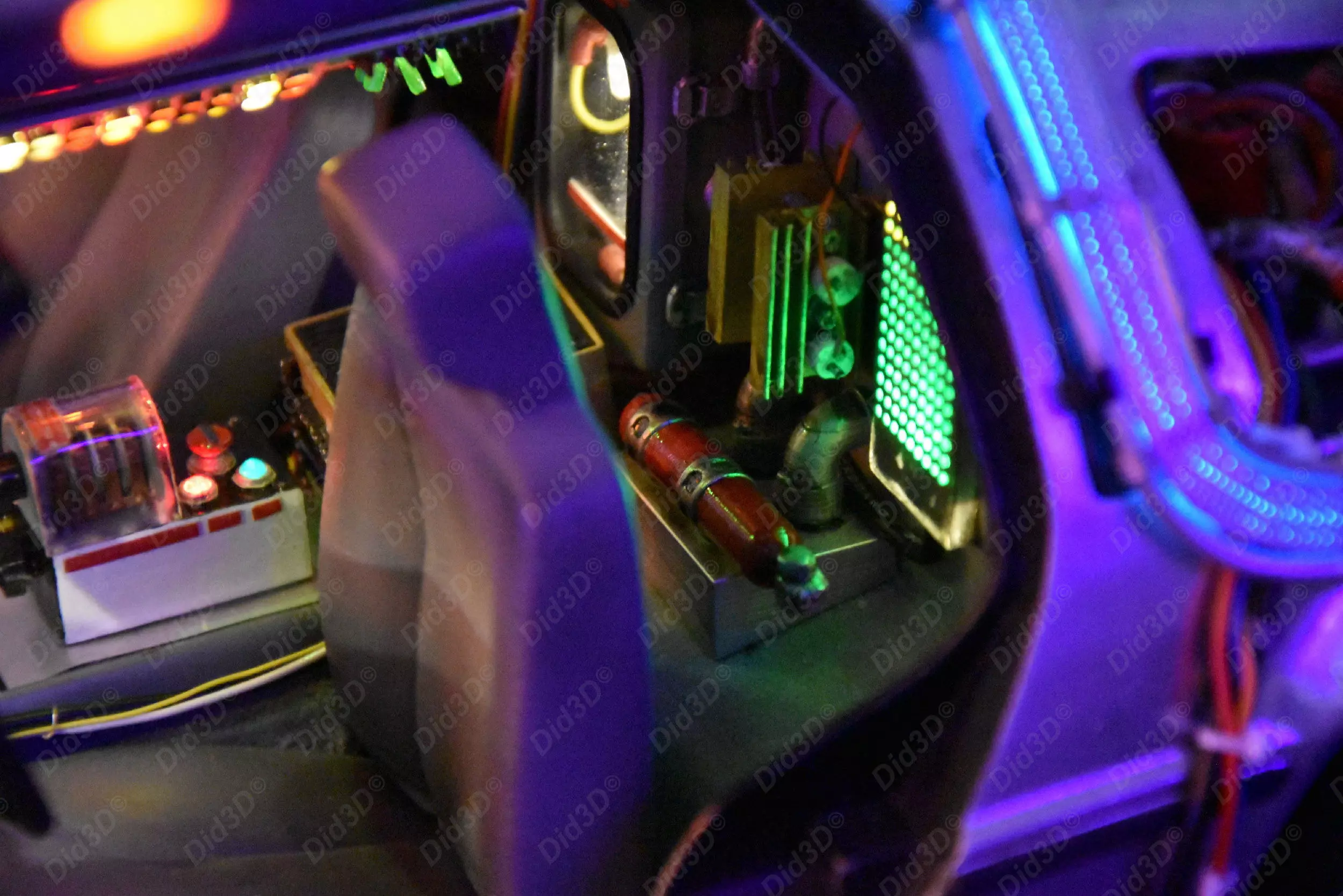 DELOREAN HQ Special 3Dprint design 1-8 Scale 530mm 3D print model_18