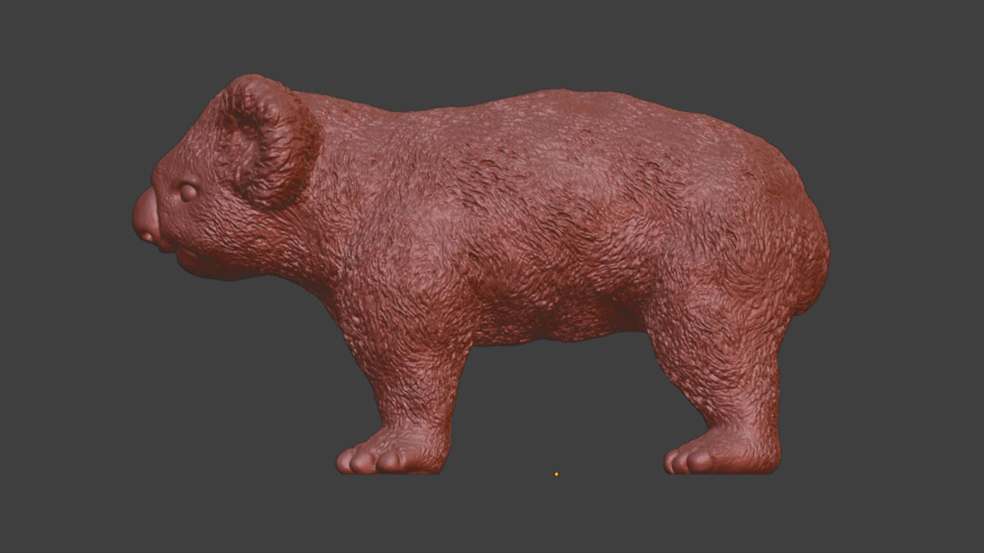 Realistic Koala Toy STL 3D print model_6