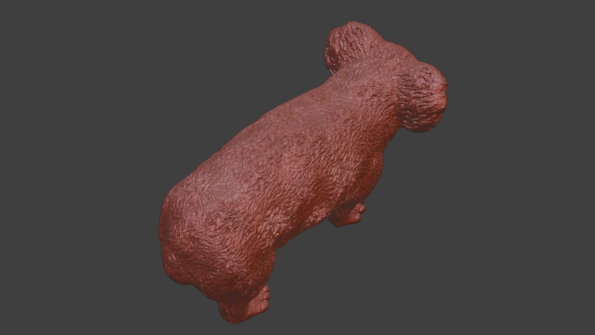 Realistic Koala Toy STL 3D print model_9