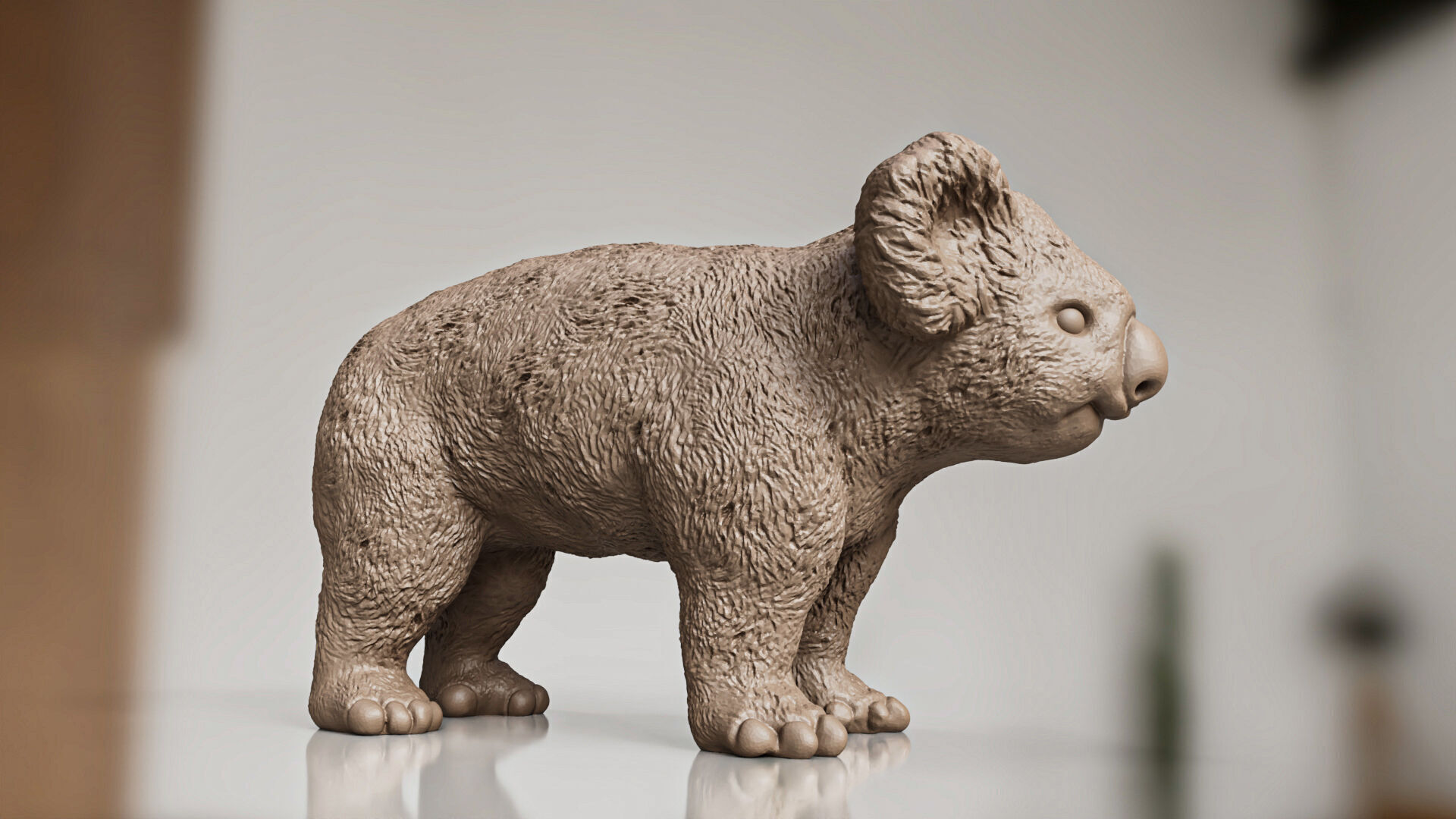 Realistic Koala Toy STL 3D print model_2