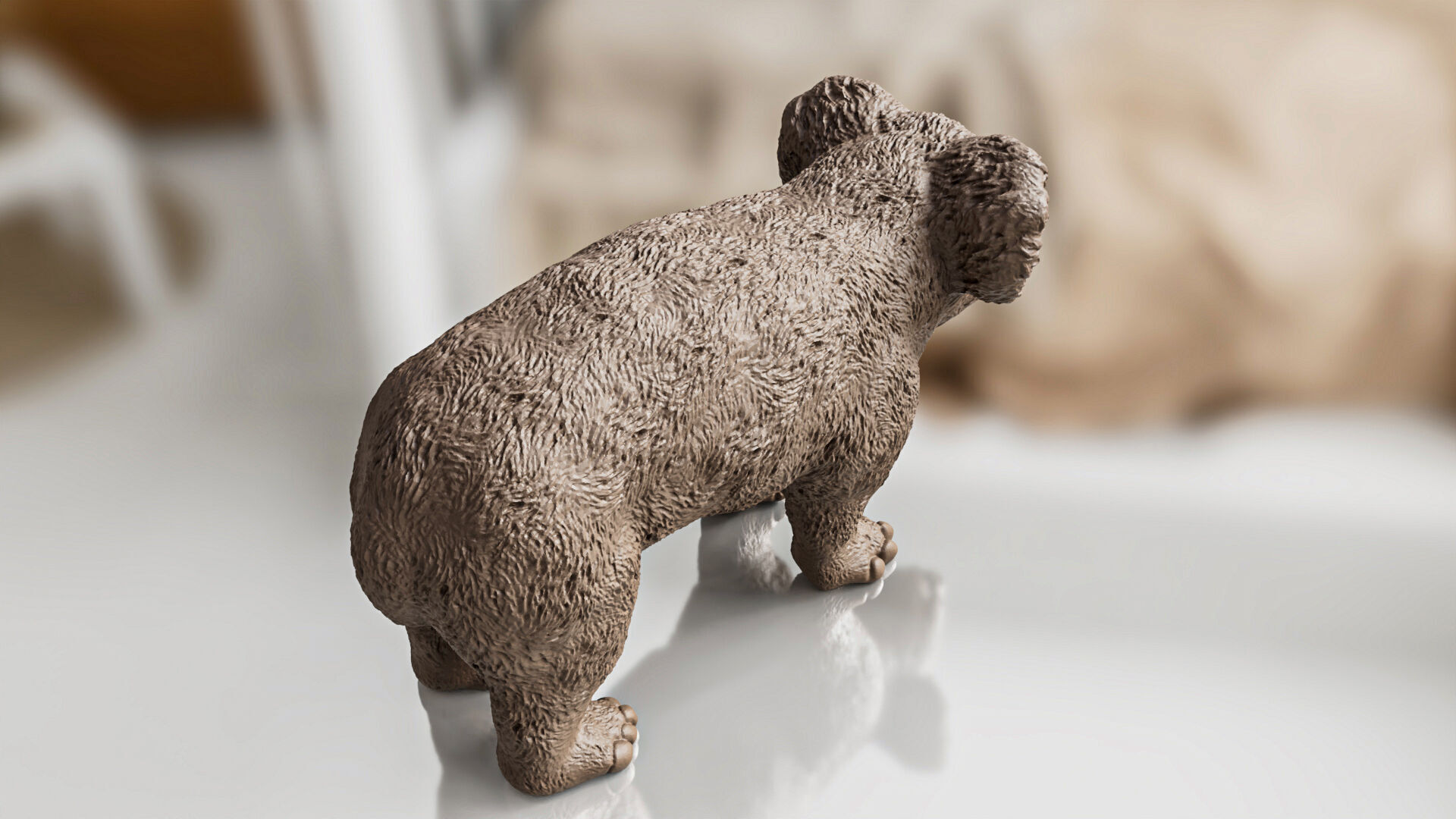 Realistic Koala Toy STL 3D print model_3