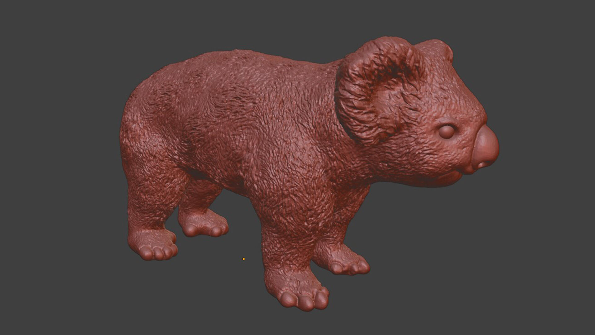 Realistic Koala Toy STL 3D print model_8