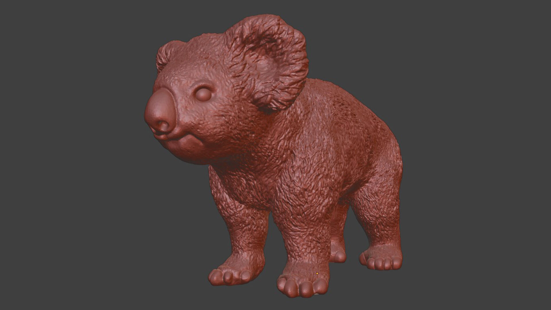 Realistic Koala Toy STL 3D print model_7