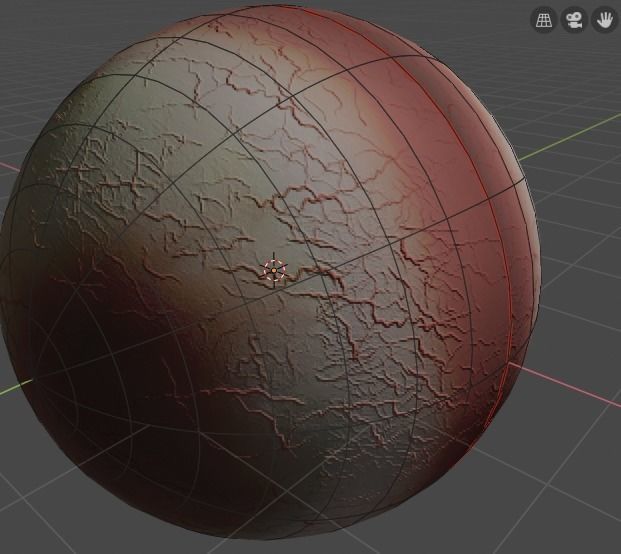 Human Eye Low-poly 3D model_5