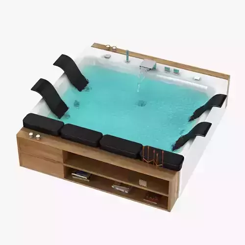 blubleu thais art bath jacuzzi