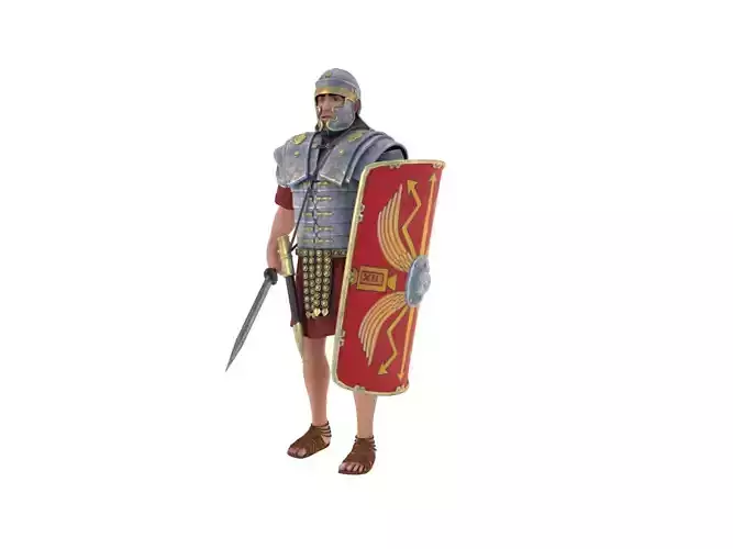 Roman Legionary 3D model