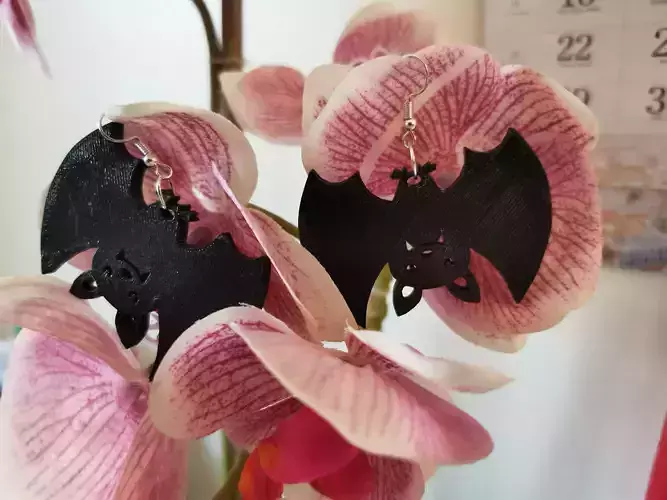 Bat Earrings