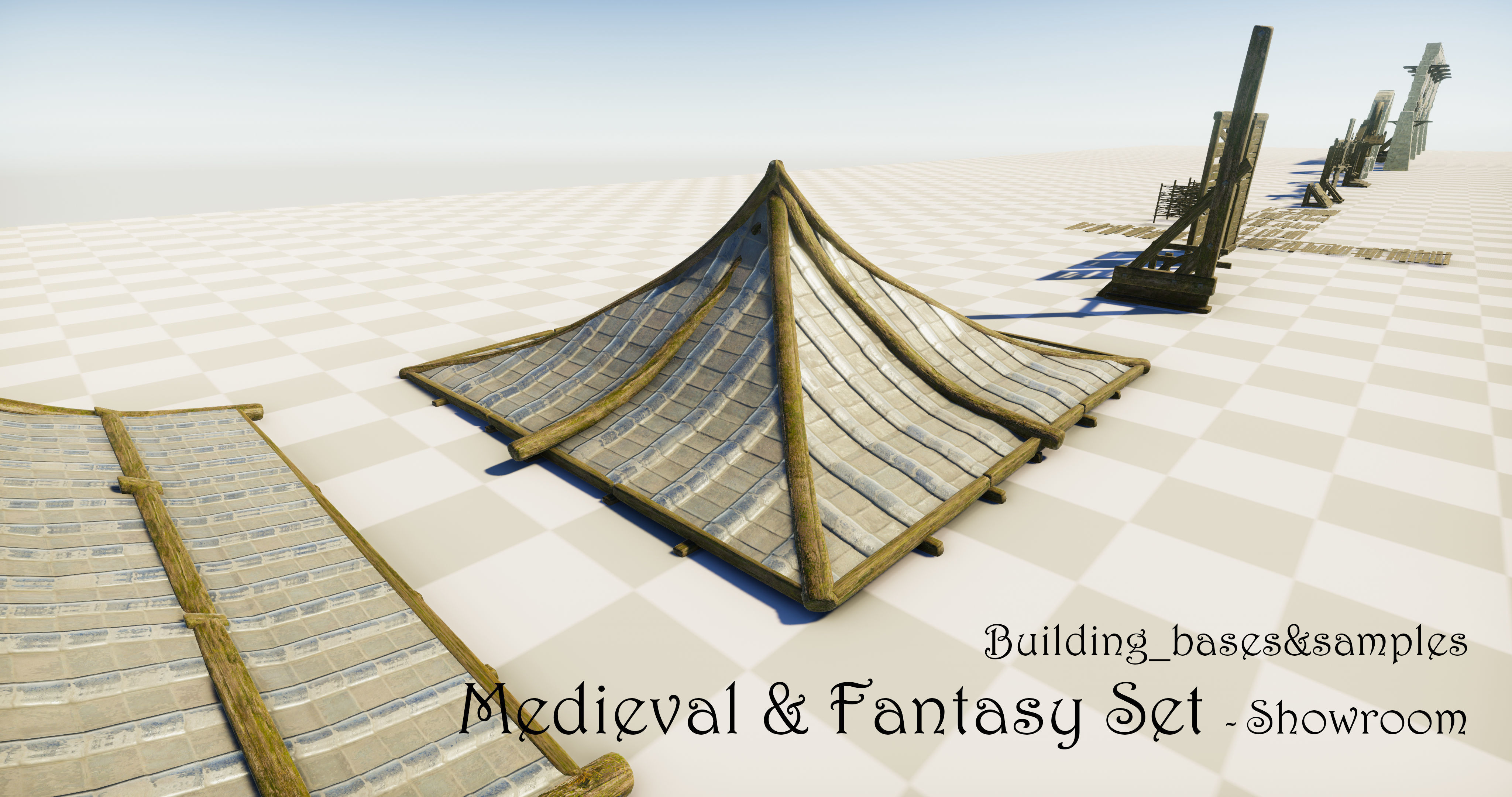 Medieval and Fantasy Set - Game ready Low-poly 3D model_43