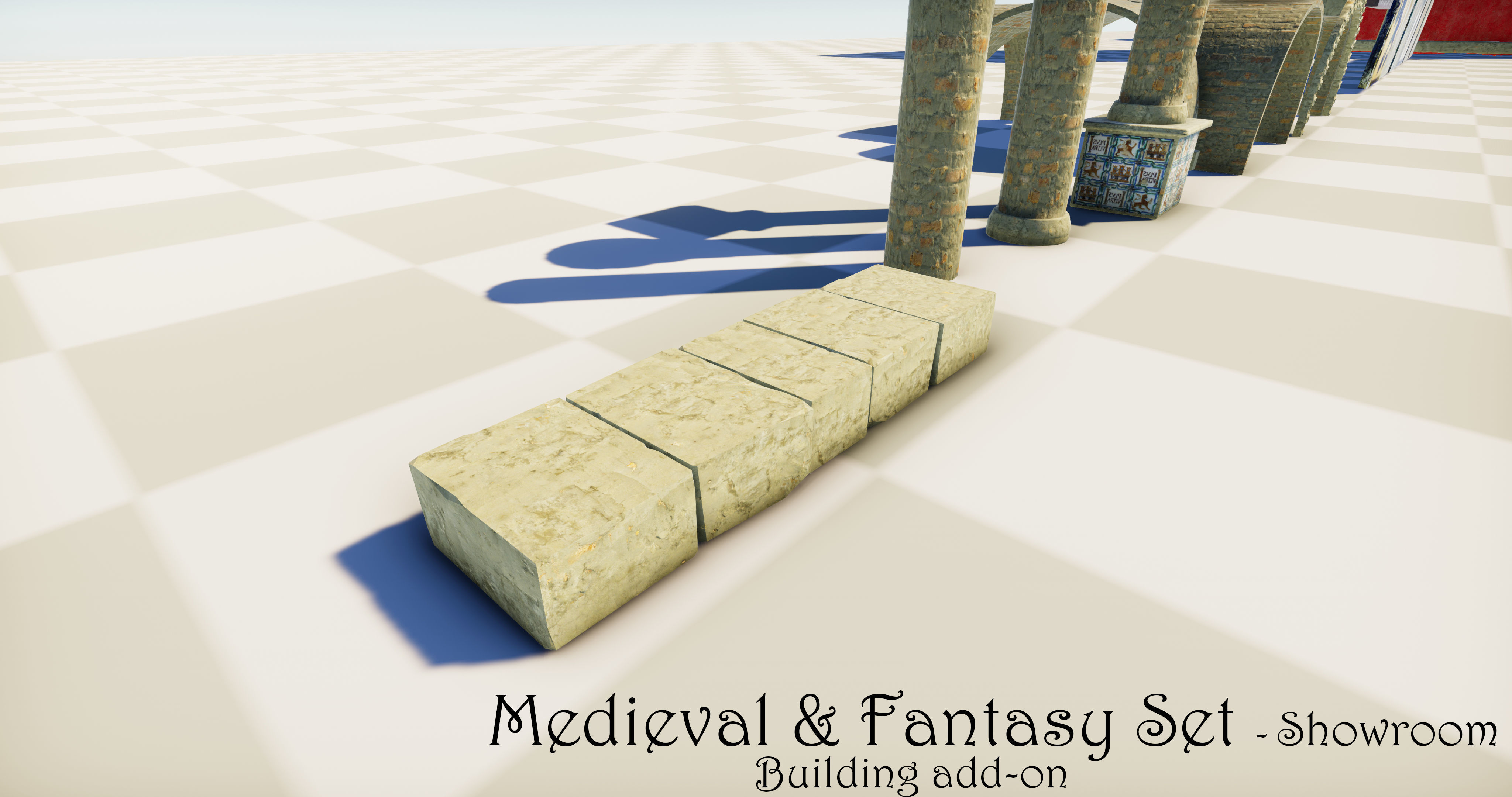 Medieval and Fantasy Set - Game ready Low-poly 3D model_56