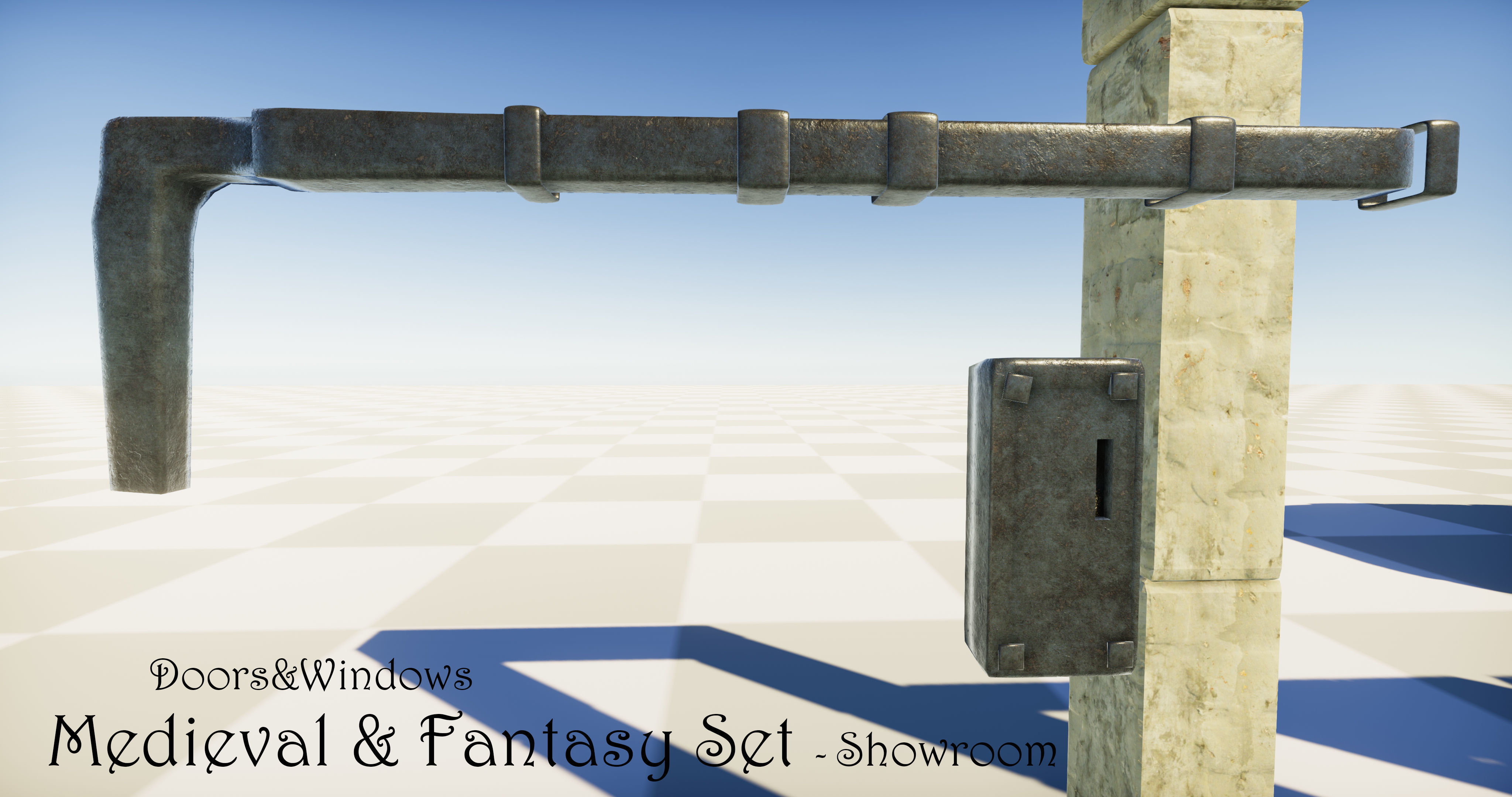 Medieval and Fantasy Set - Game ready Low-poly 3D model_23