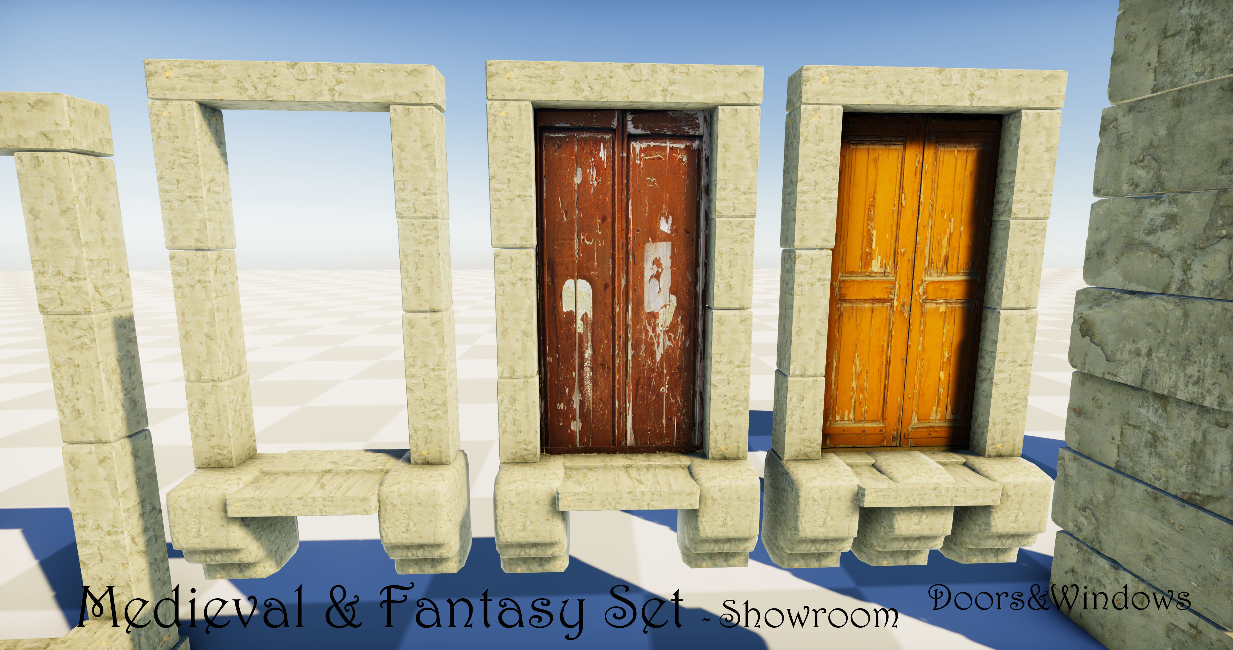 Medieval and Fantasy Set - Game ready Low-poly 3D model_20