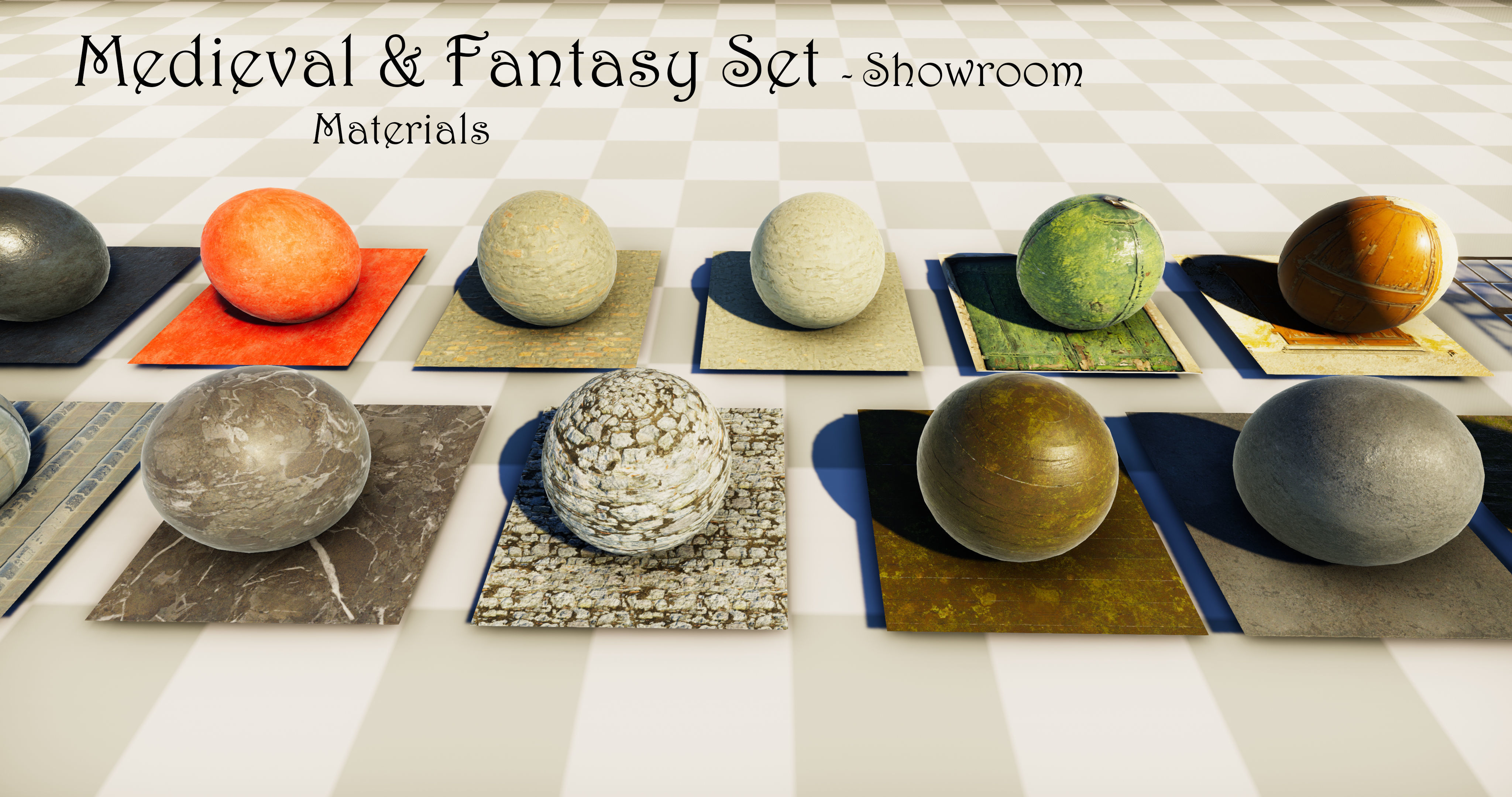 Medieval and Fantasy Set - Game ready Low-poly 3D model_79