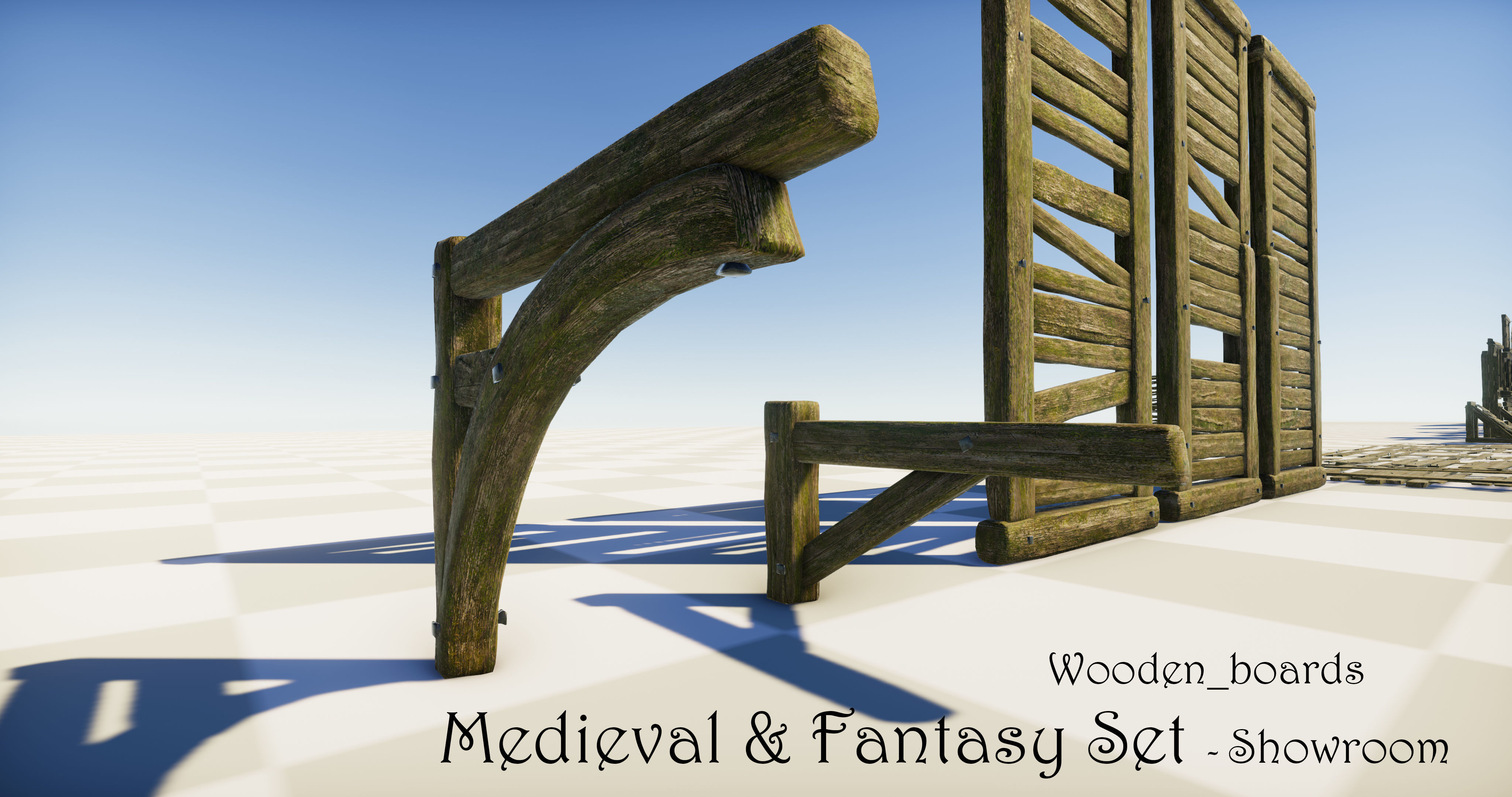 Medieval and Fantasy Set - Game ready Low-poly 3D model_37