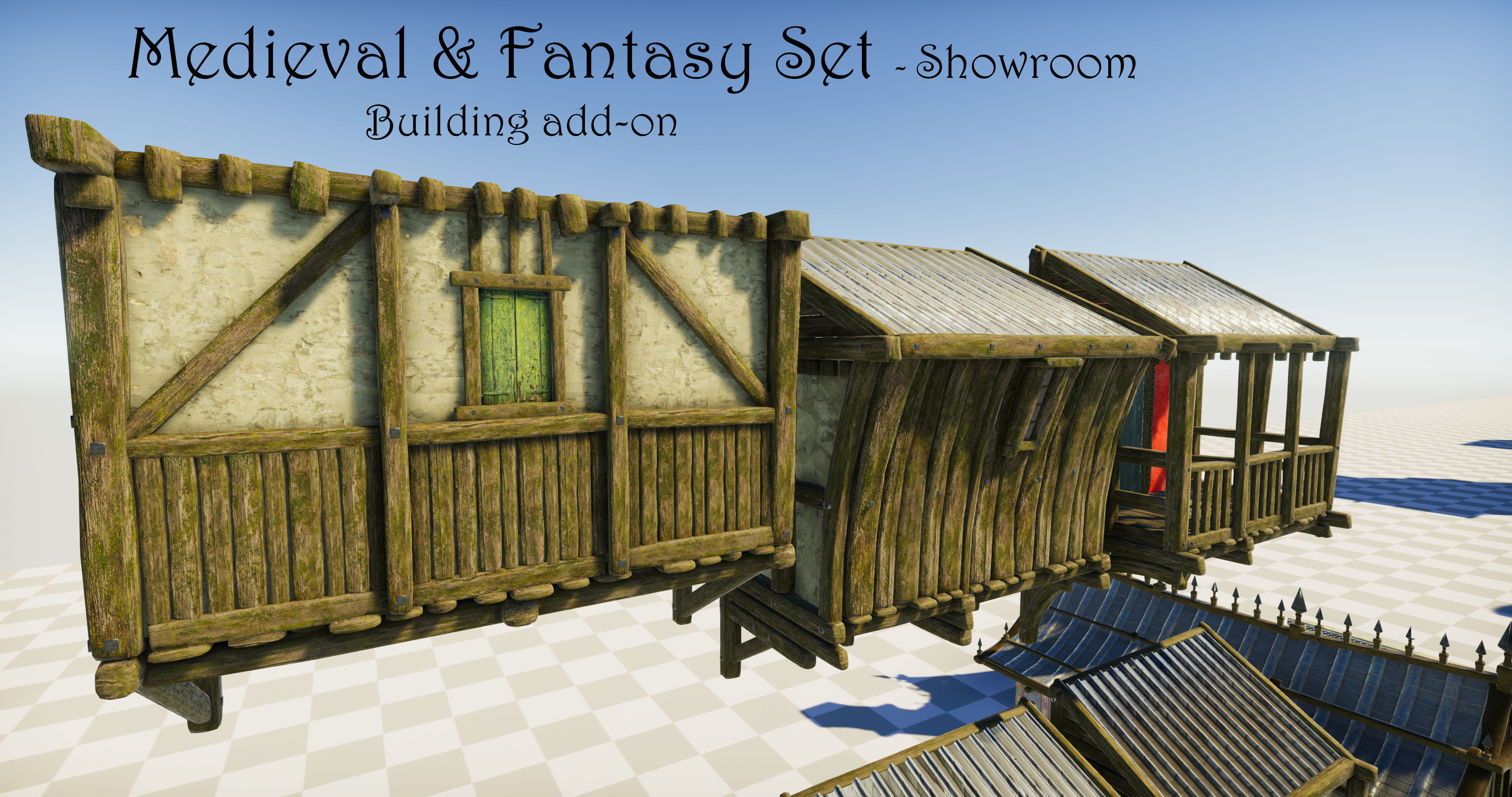 Medieval and Fantasy Set - Game ready Low-poly 3D model_62