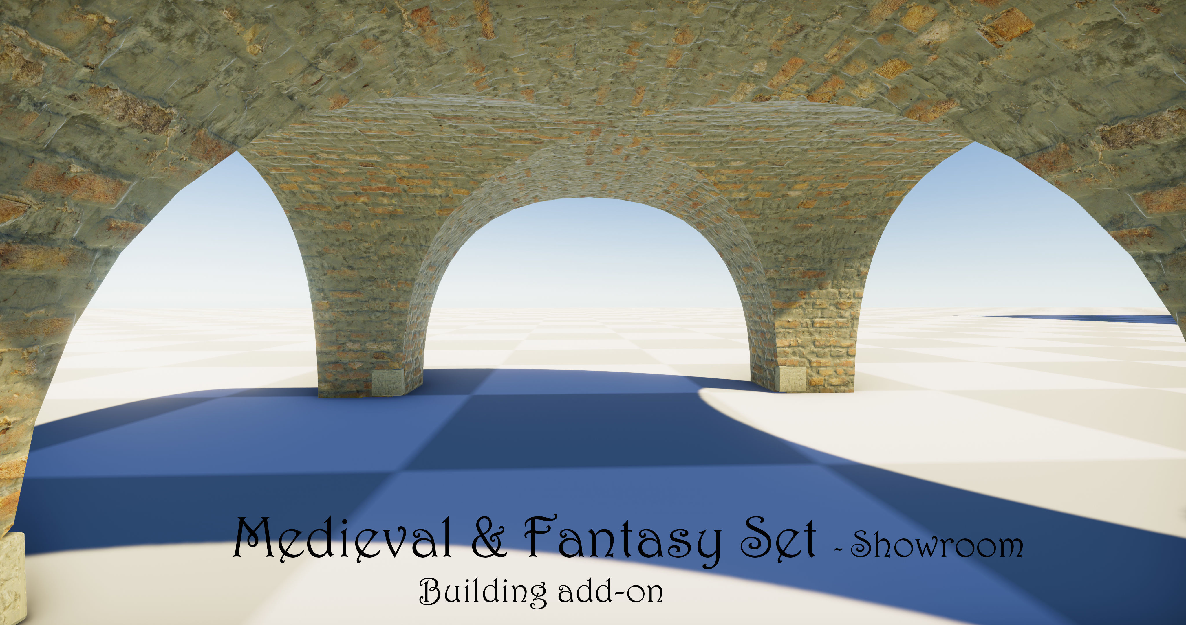 Medieval and Fantasy Set - Game ready Low-poly 3D model_57