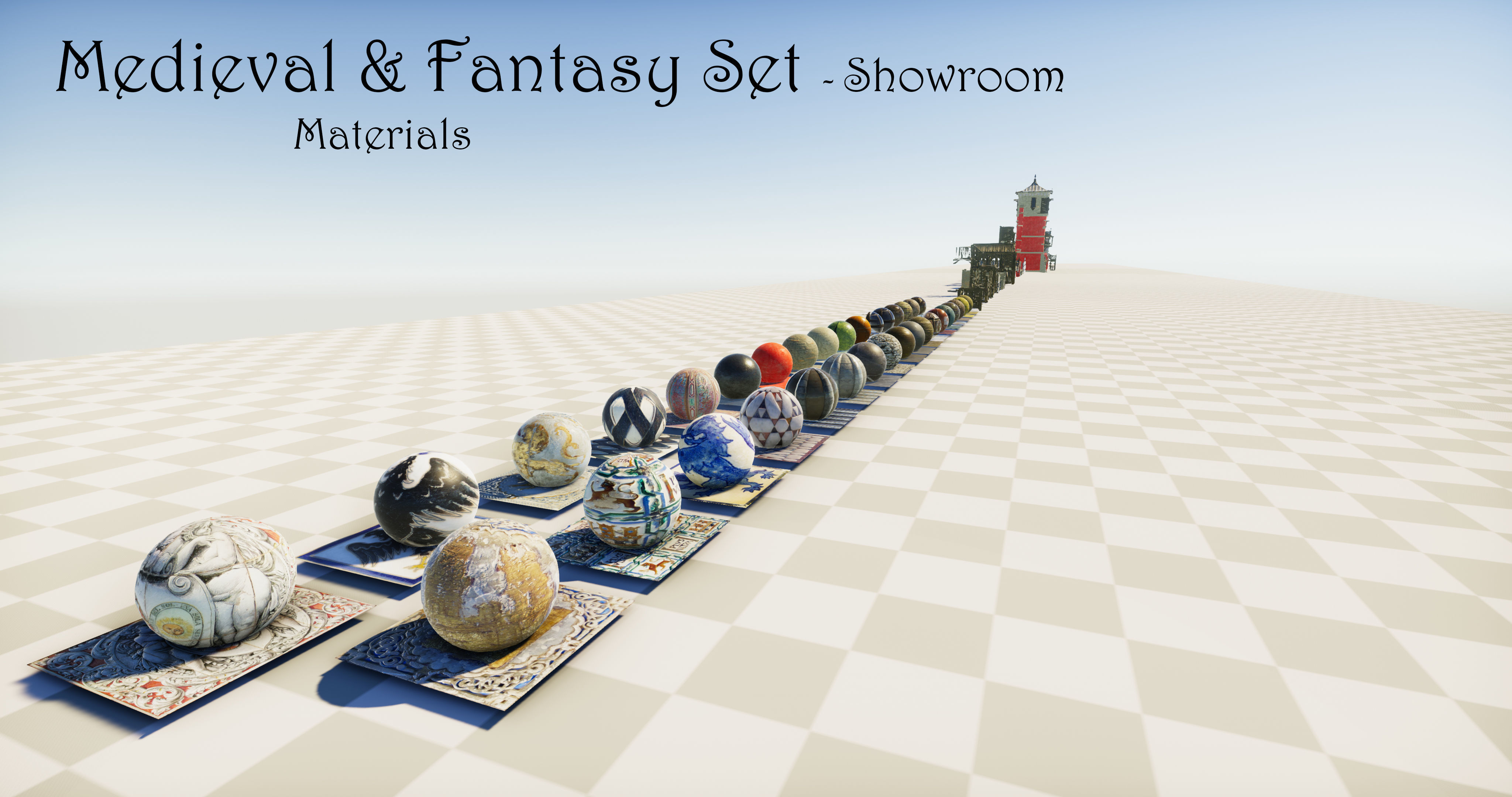 Medieval and Fantasy Set - Game ready Low-poly 3D model_10