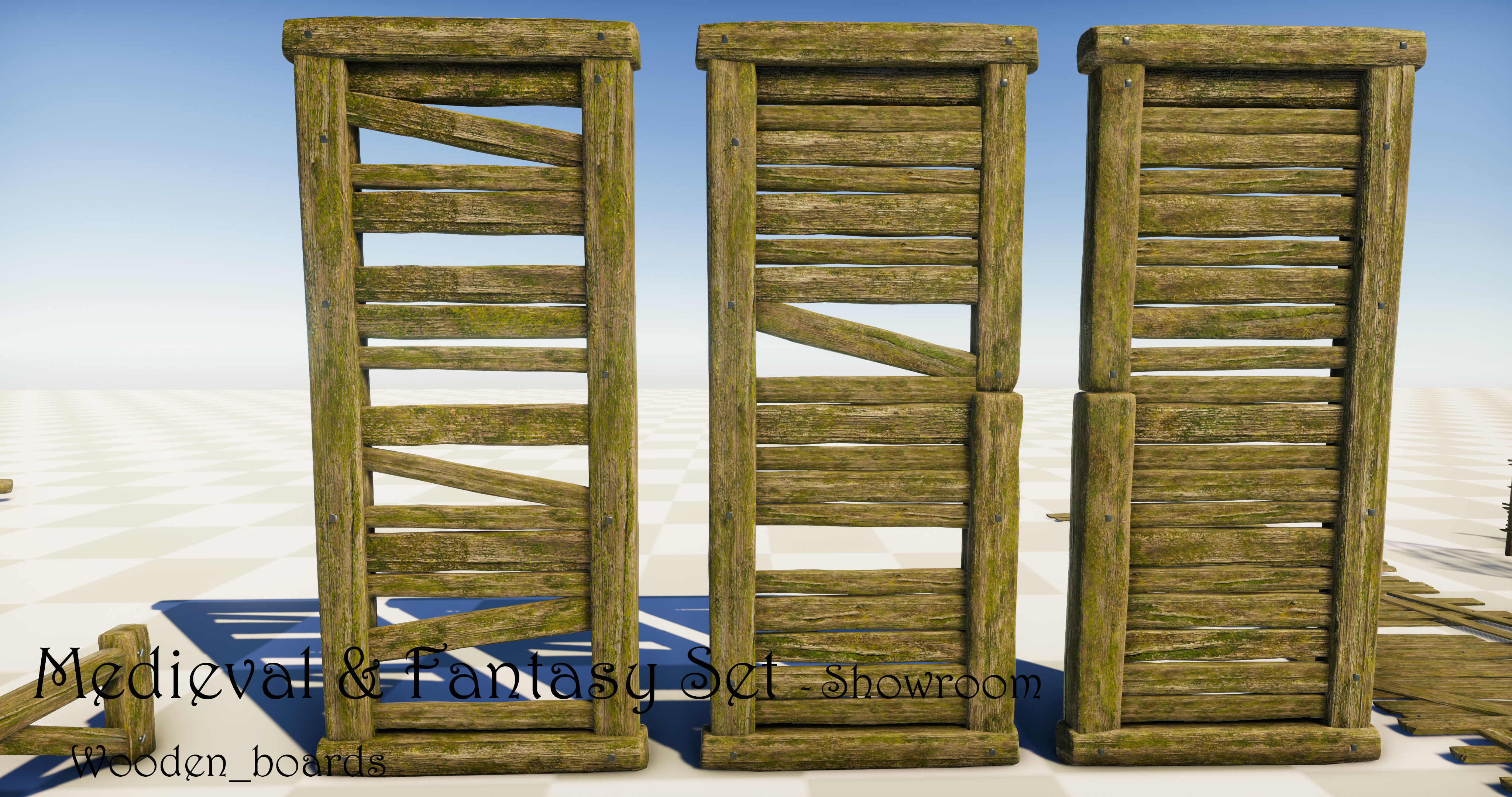 Medieval and Fantasy Set - Game ready Low-poly 3D model_38