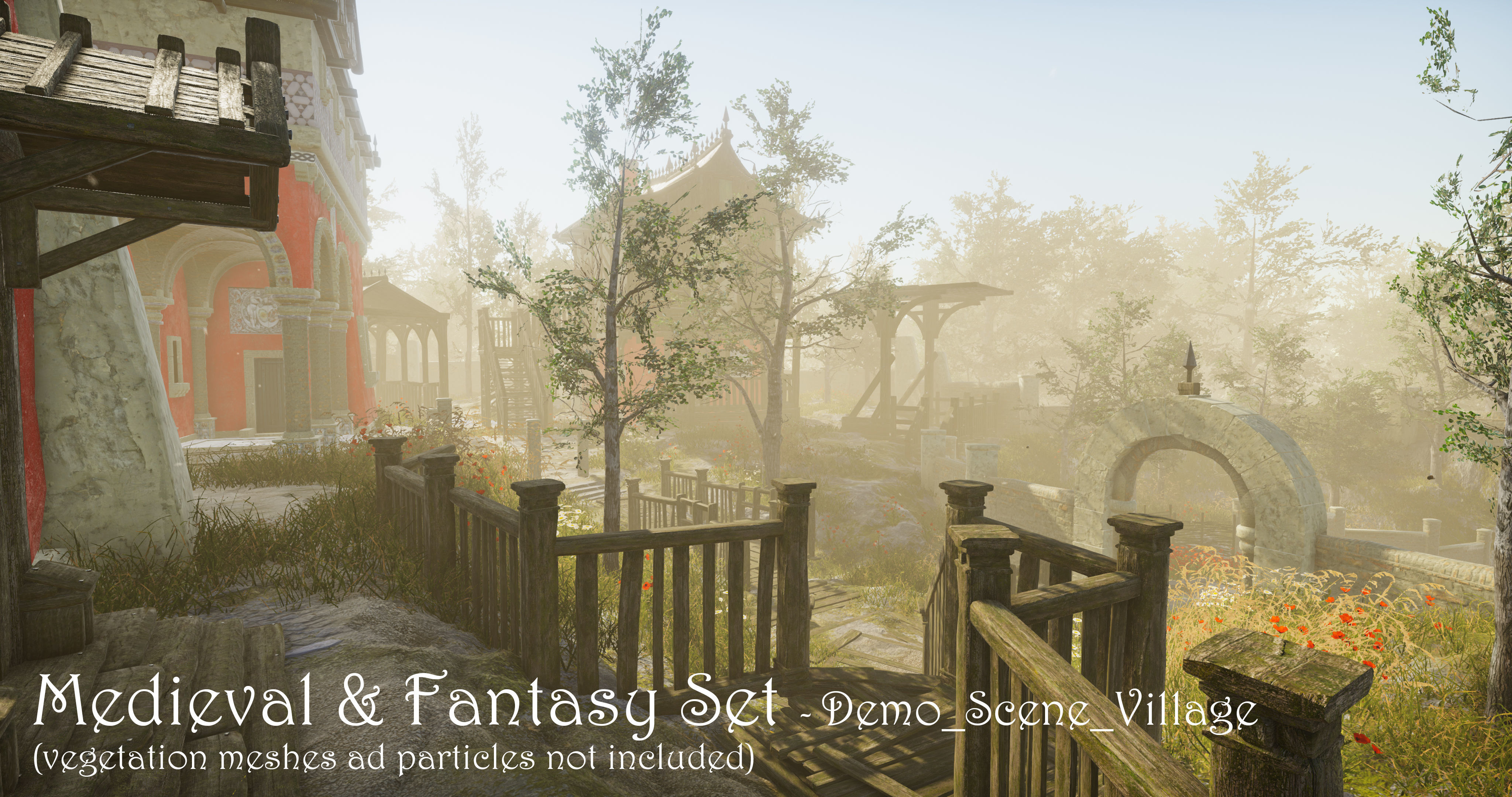 Medieval and Fantasy Set - Game ready Low-poly 3D model_5