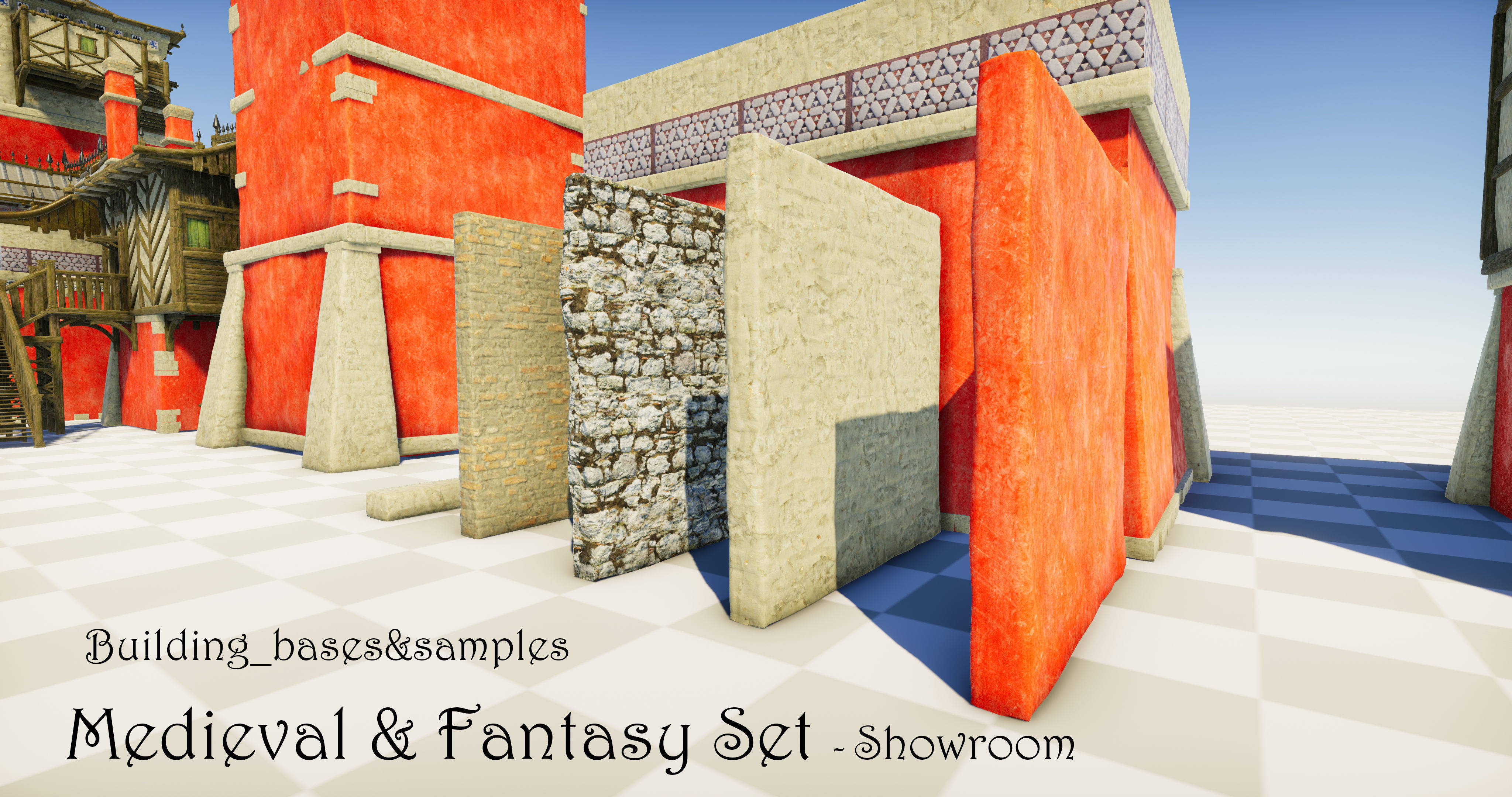 Medieval and Fantasy Set - Game ready Low-poly 3D model_46