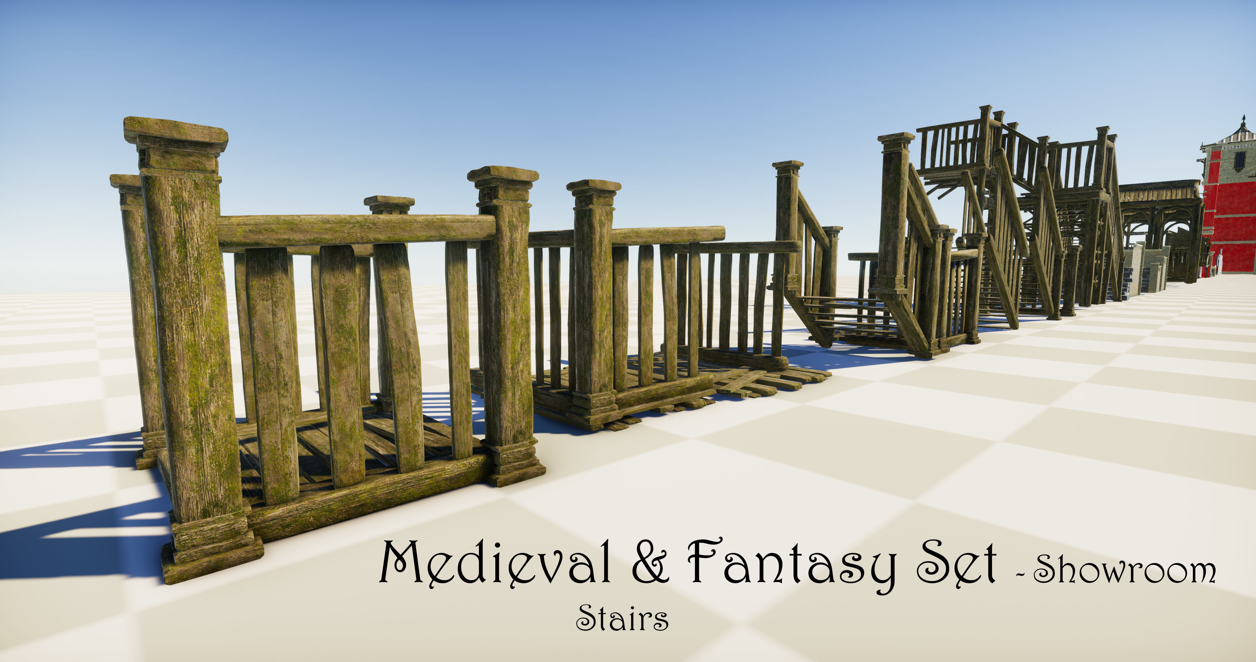Medieval and Fantasy Set - Game ready Low-poly 3D model_74