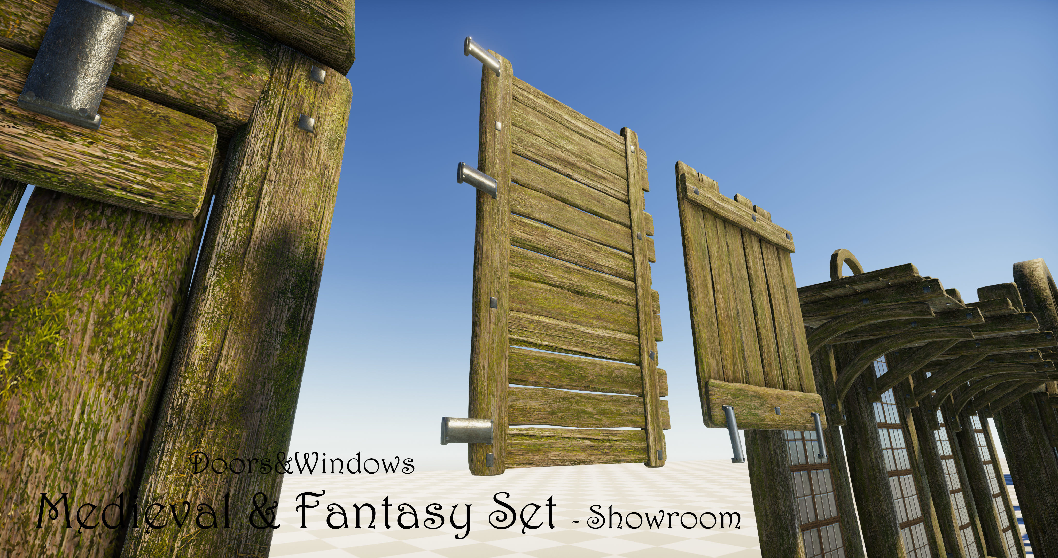 Medieval and Fantasy Set - Game ready Low-poly 3D model_30
