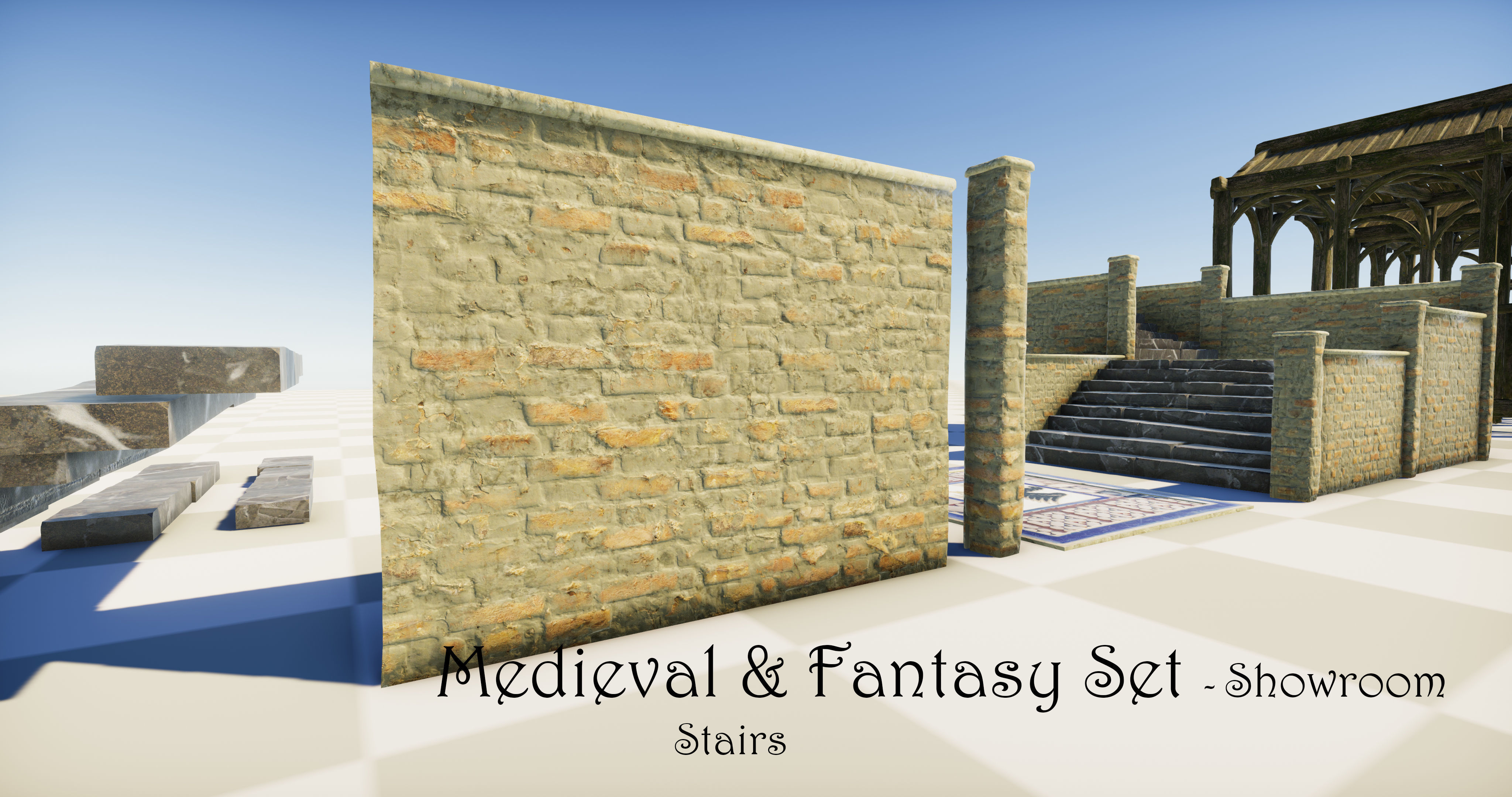 Medieval and Fantasy Set - Game ready Low-poly 3D model_67