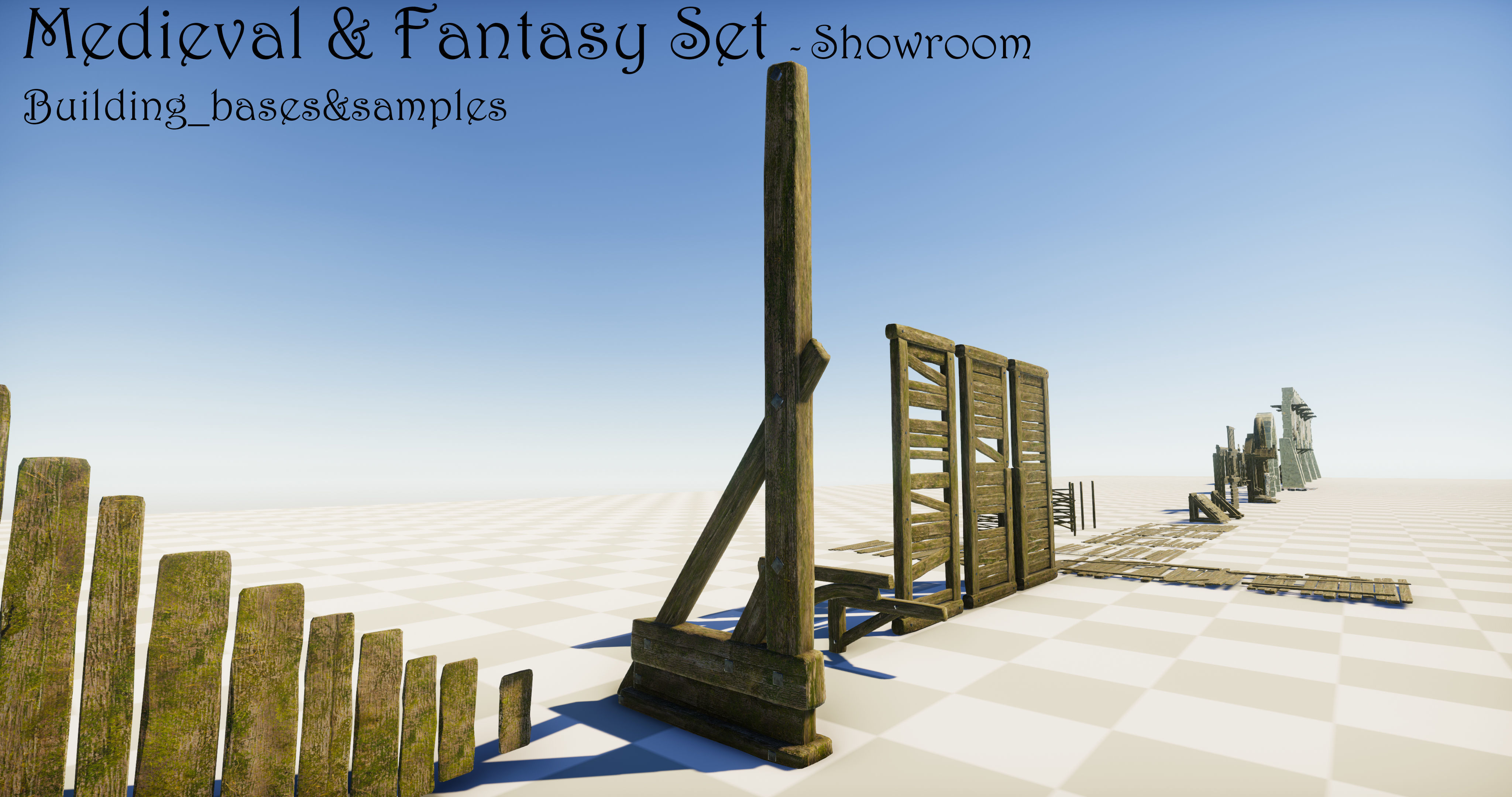 Medieval and Fantasy Set - Game ready Low-poly 3D model_39
