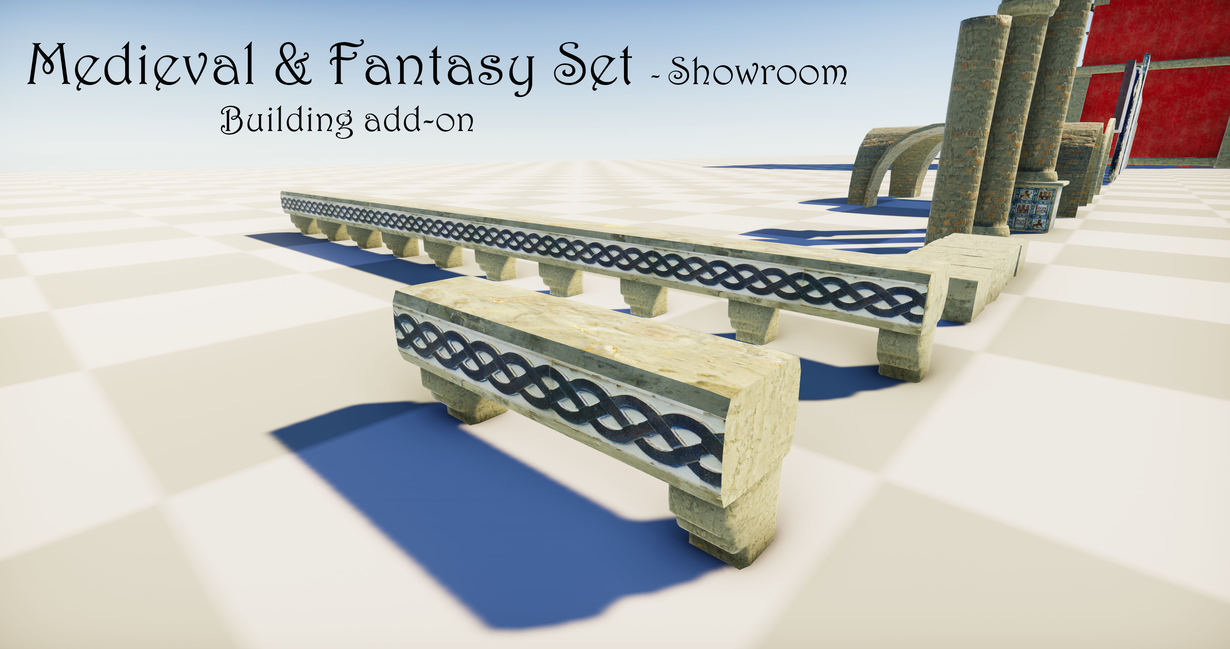 Medieval and Fantasy Set - Game ready Low-poly 3D model_58